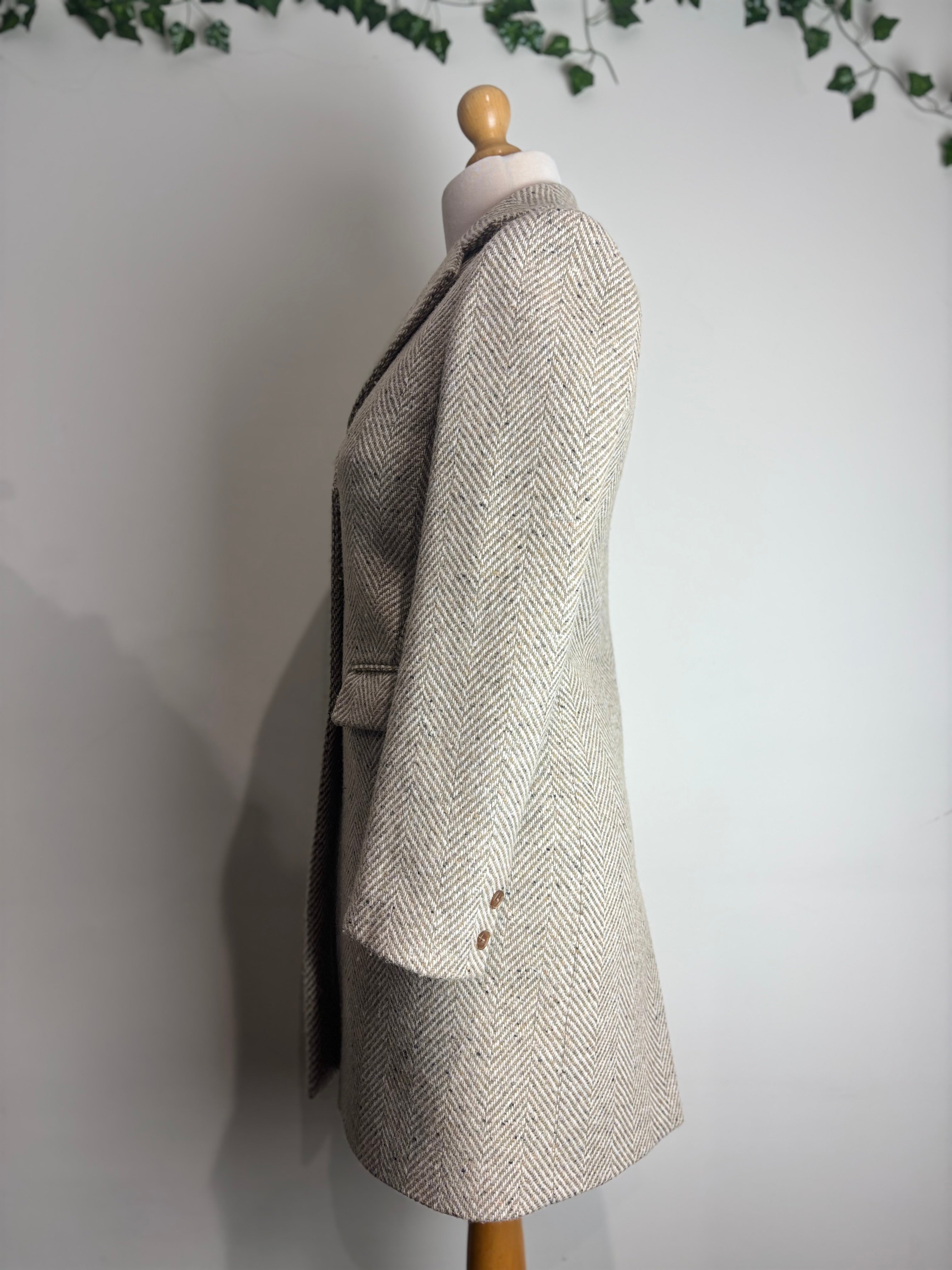 Jigsaw Herringbone Coat