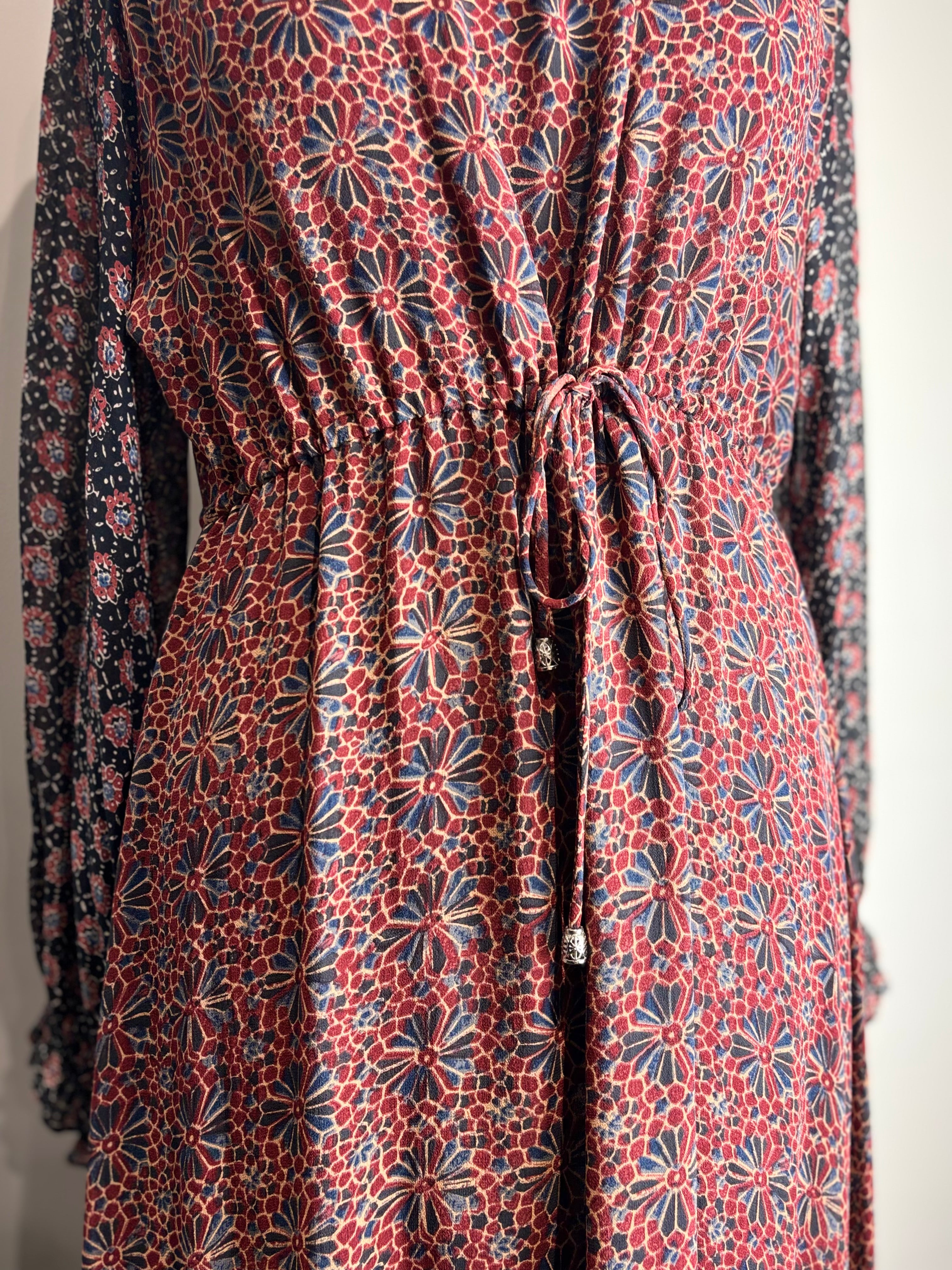 Brora Silk Patchwork Maxi Dress