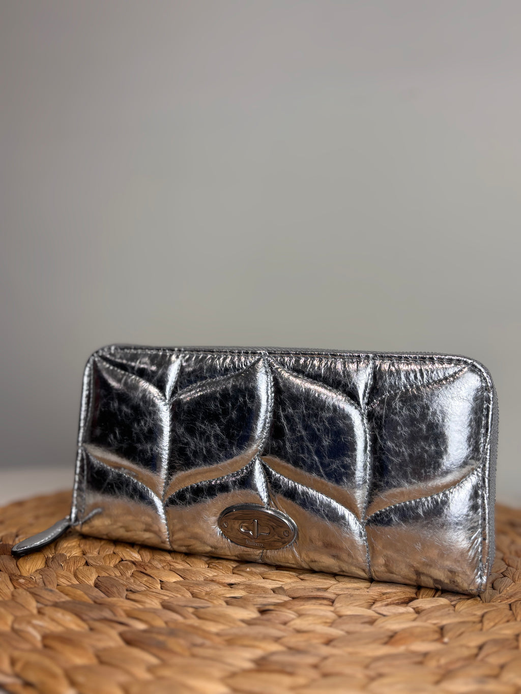 Mulberry Silver Softie Purse