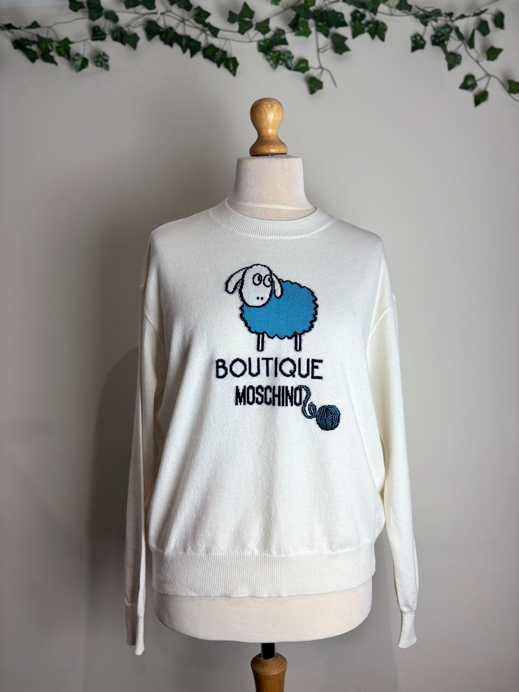 Boutique Moschino Sheep Intarsia-Knitted Jumper