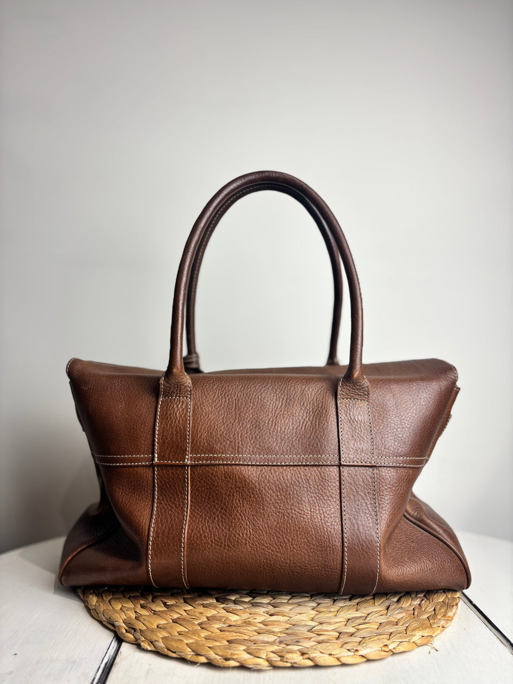 Mulberry Classic Heritage Bayswater in Oak Natural Leather