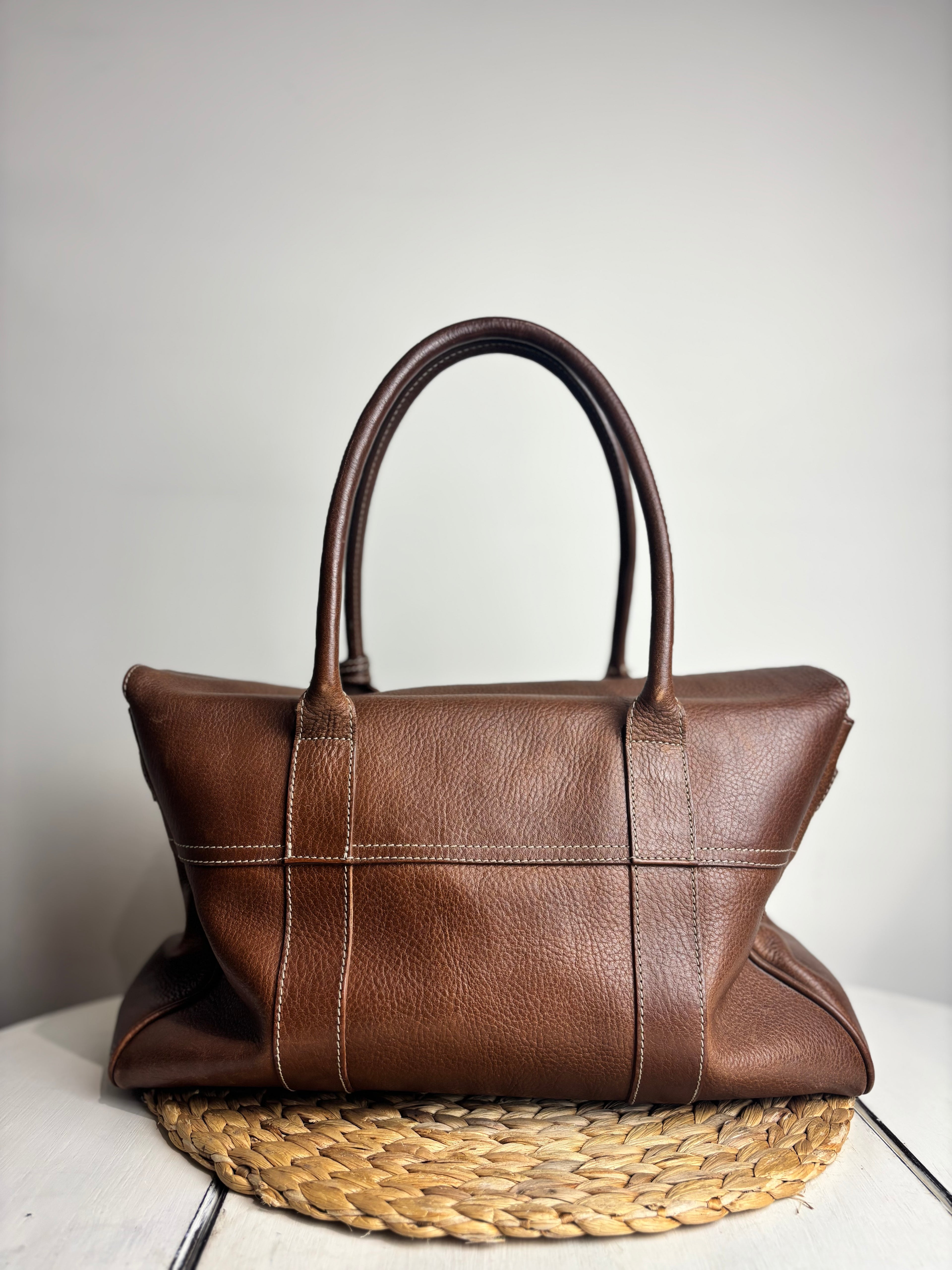 Mulberry Classic Heritage Bayswater in Oak Natural Leather