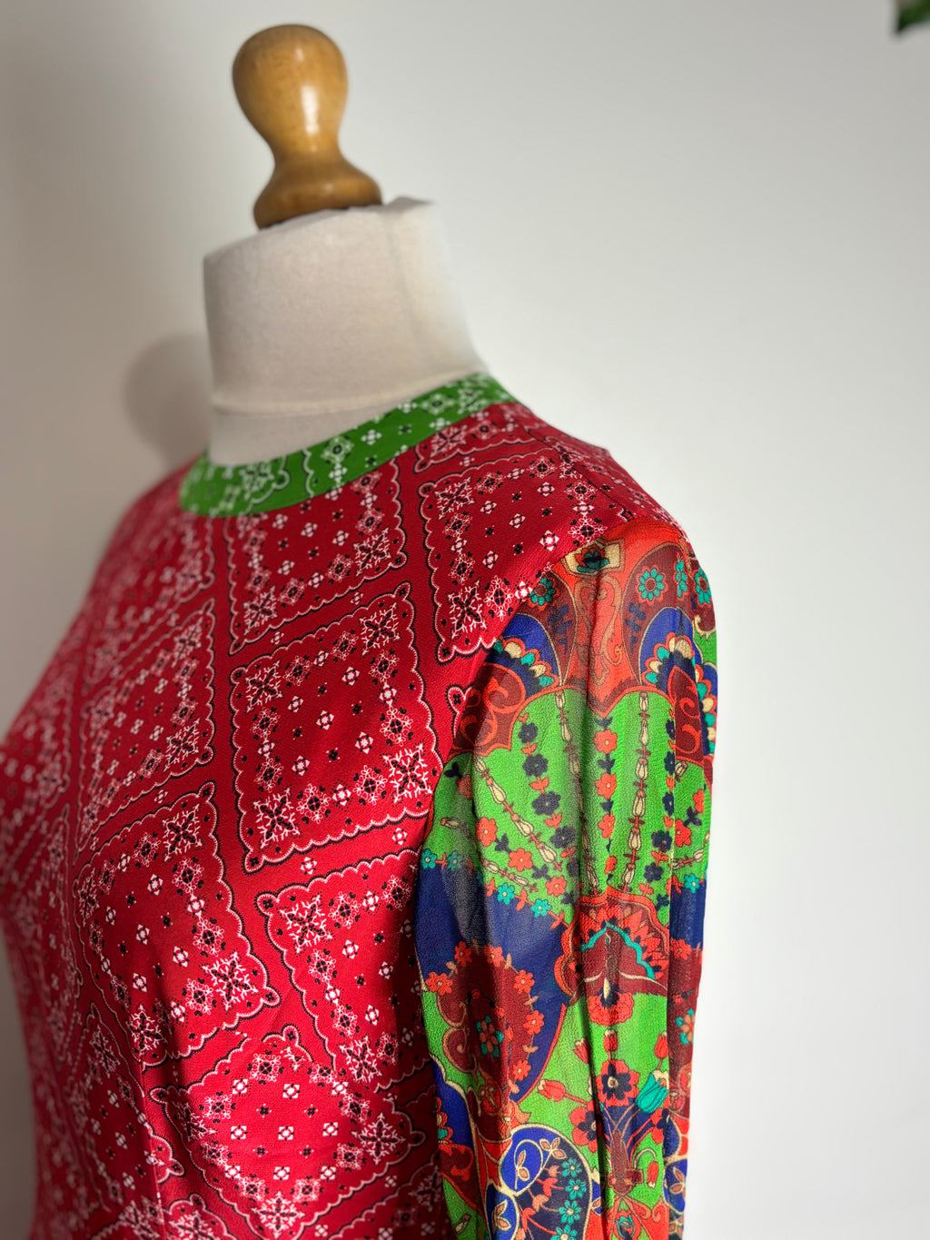 RIXO Emma Printed Silk Crepe de Chine Dress