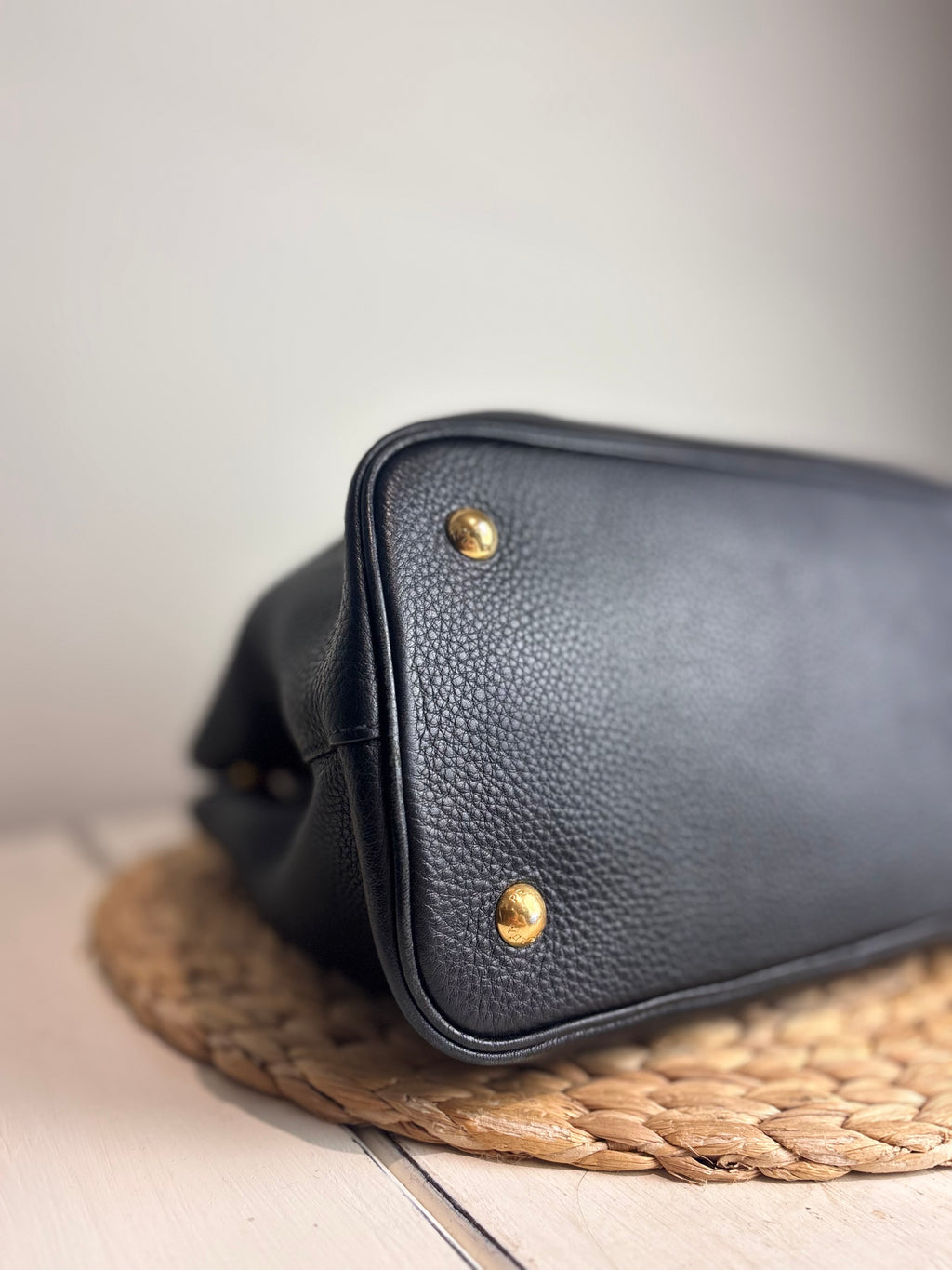 Prada Phenix Vitello Leather Two-Way Tote