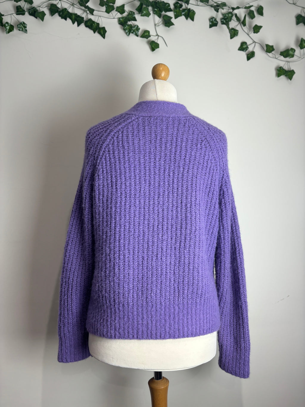 A.L.C Cleveland Purple Cardigan