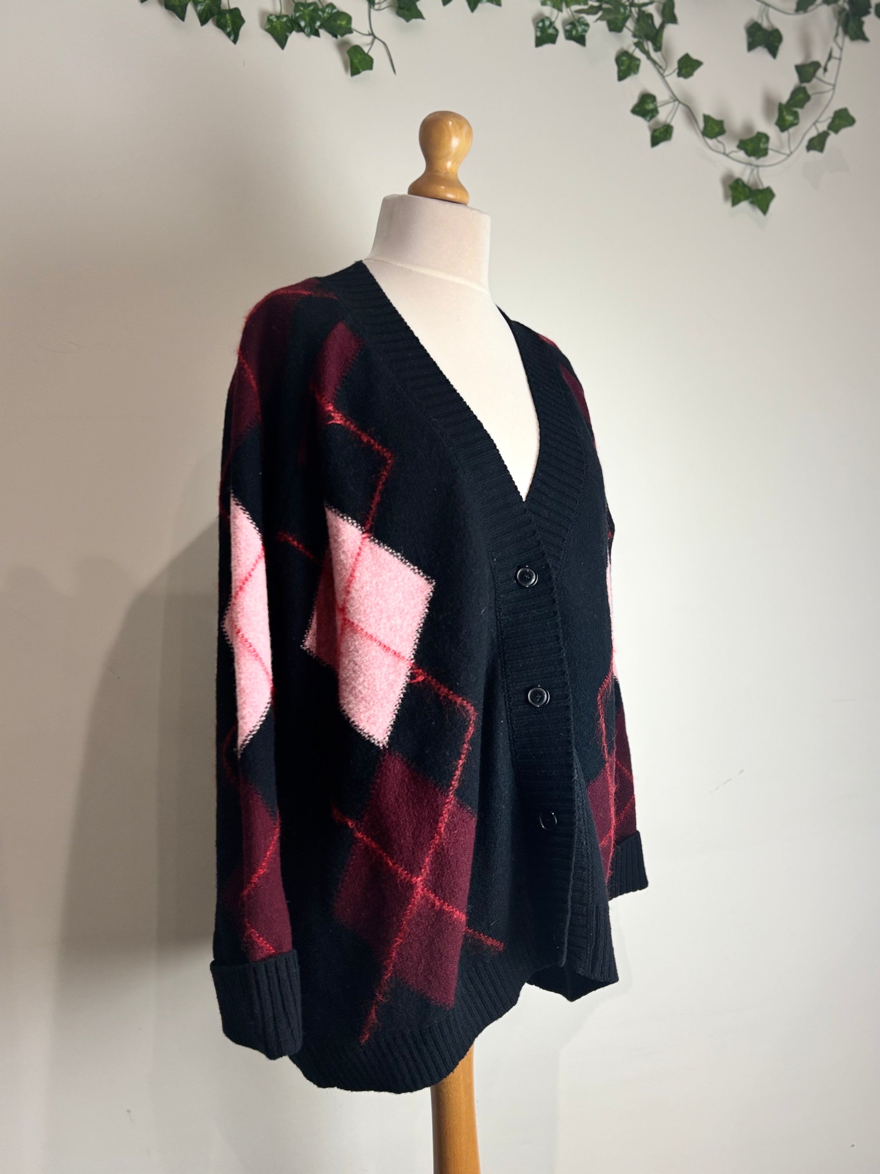 Molly Goddard Argyle Lambswool & Mohair Cardigan