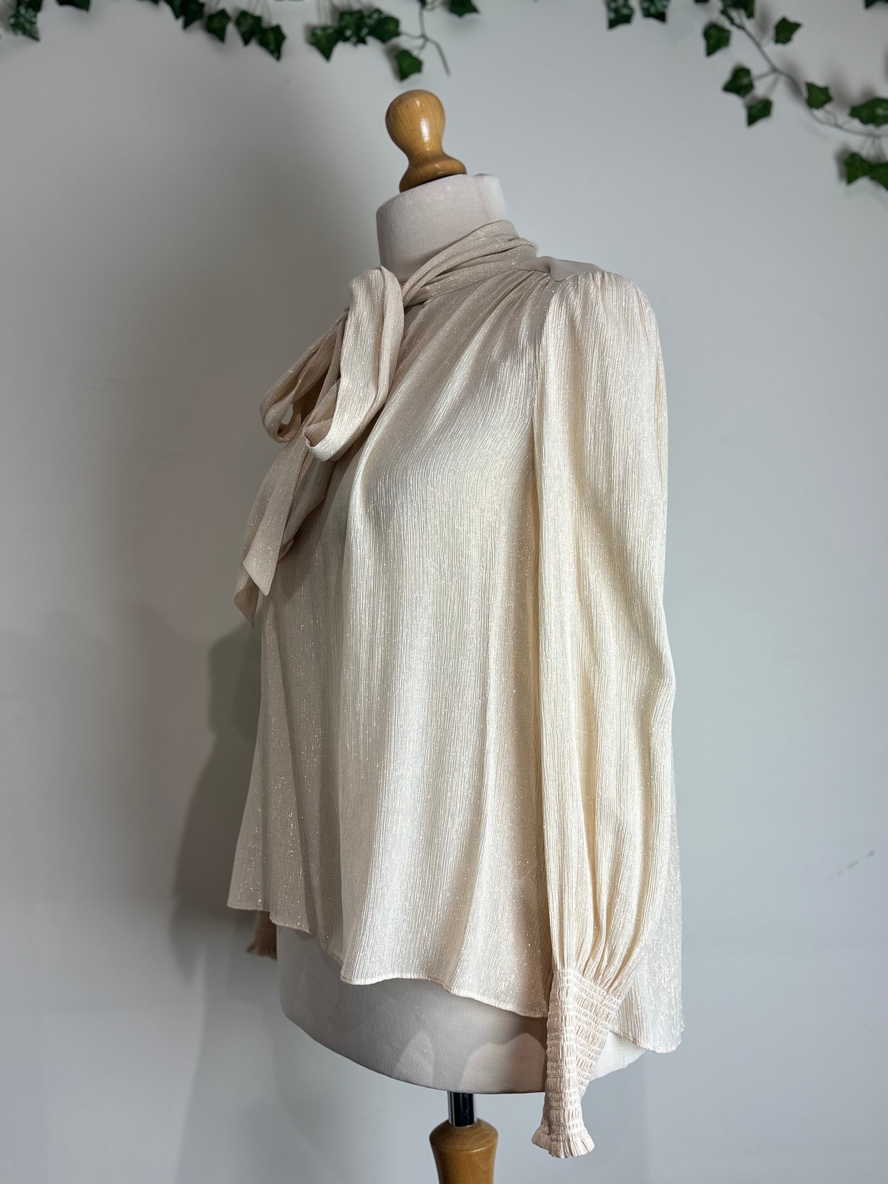 ME+EM Pale Gold Blouse & Cami