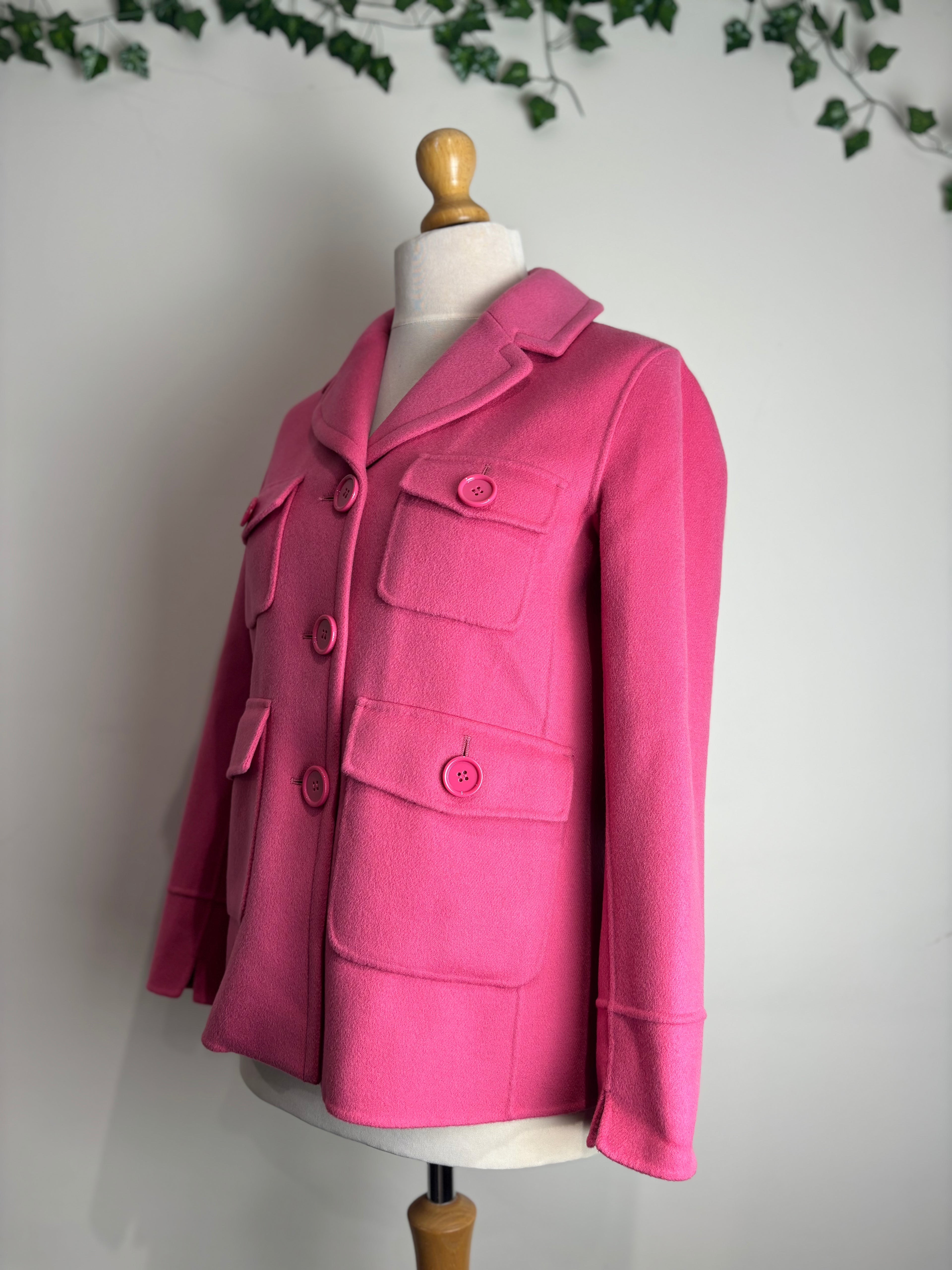 ‘S Max Mara Pink Wool Jacket