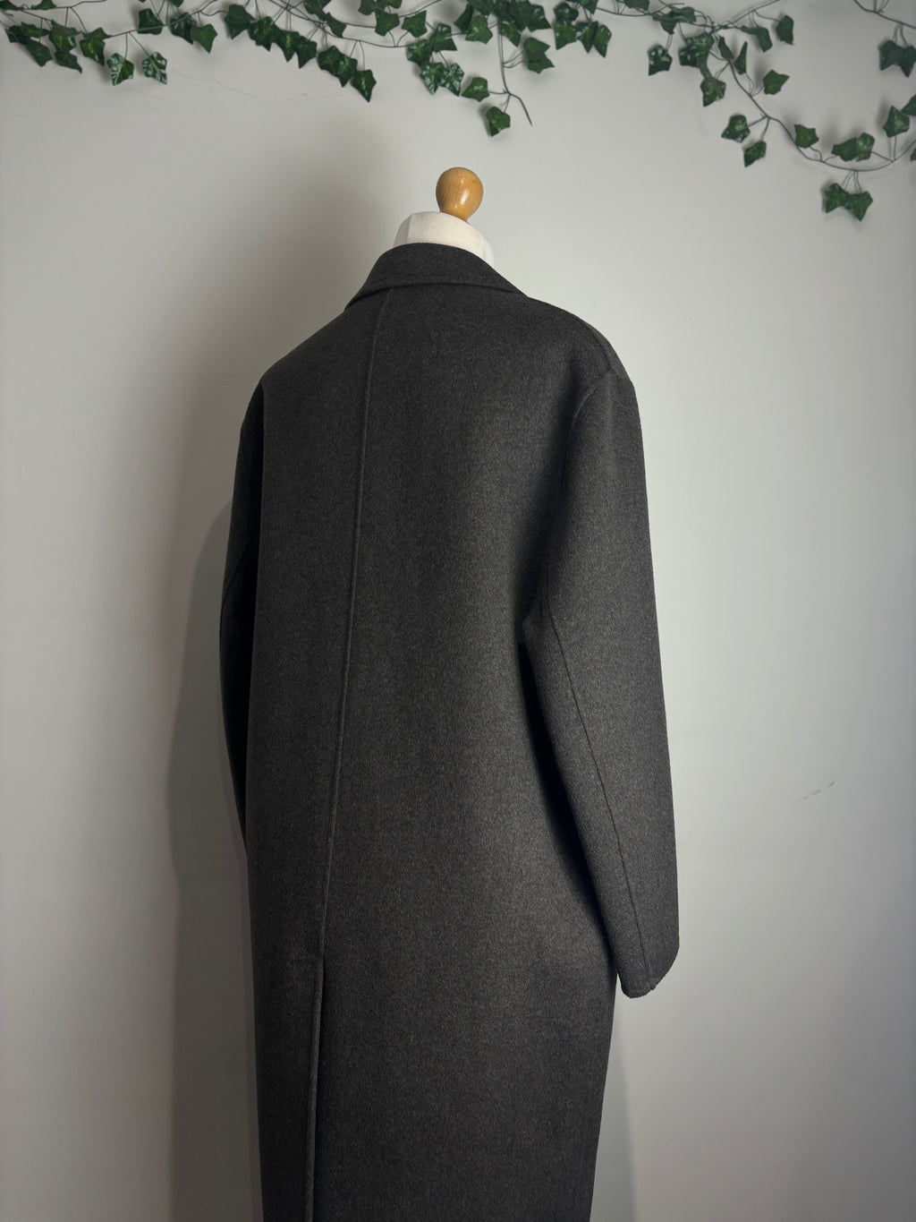 Zara Dark Brown Wool Mix Coat