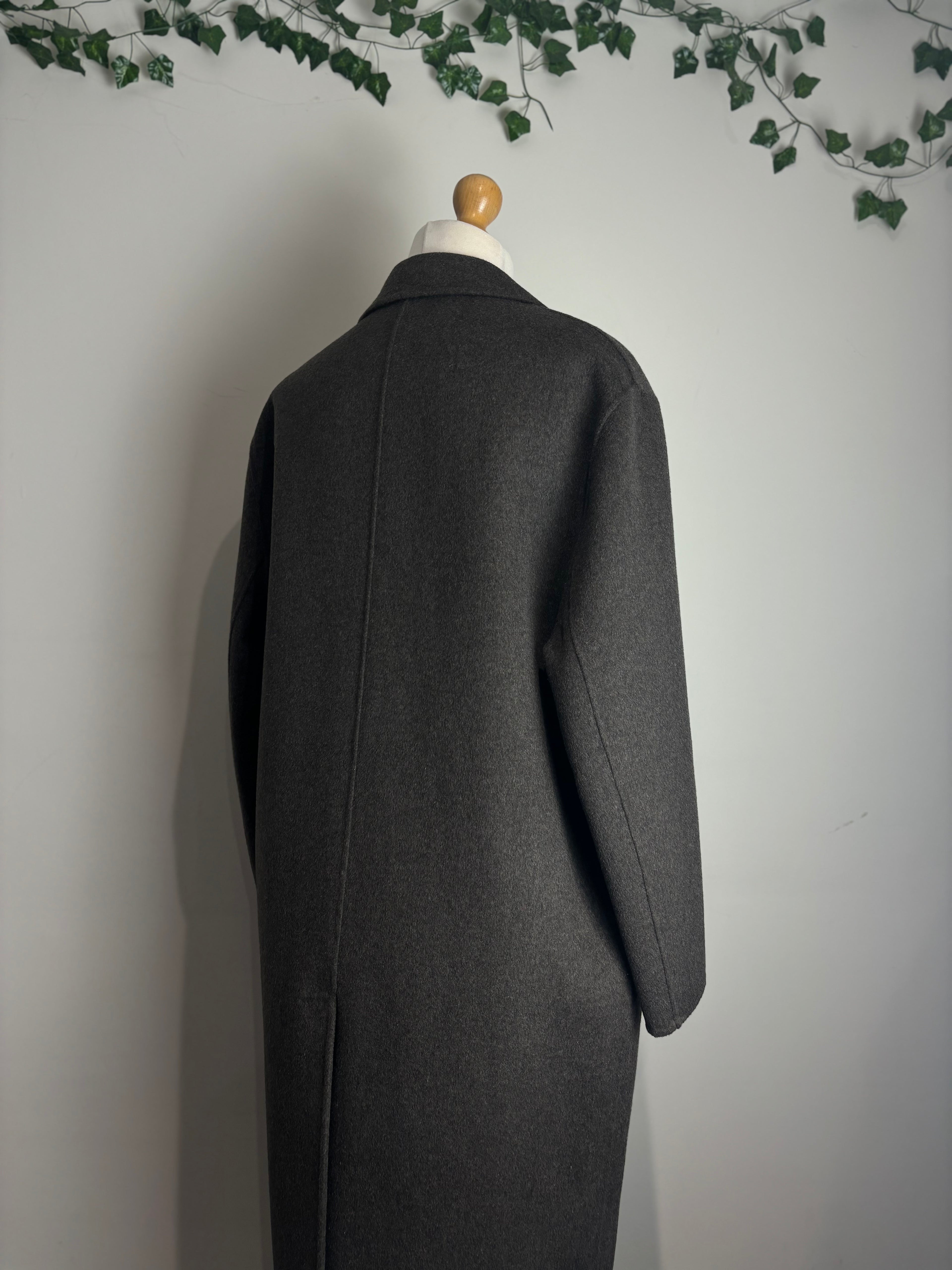 Zara Dark Brown Wool Mix Coat