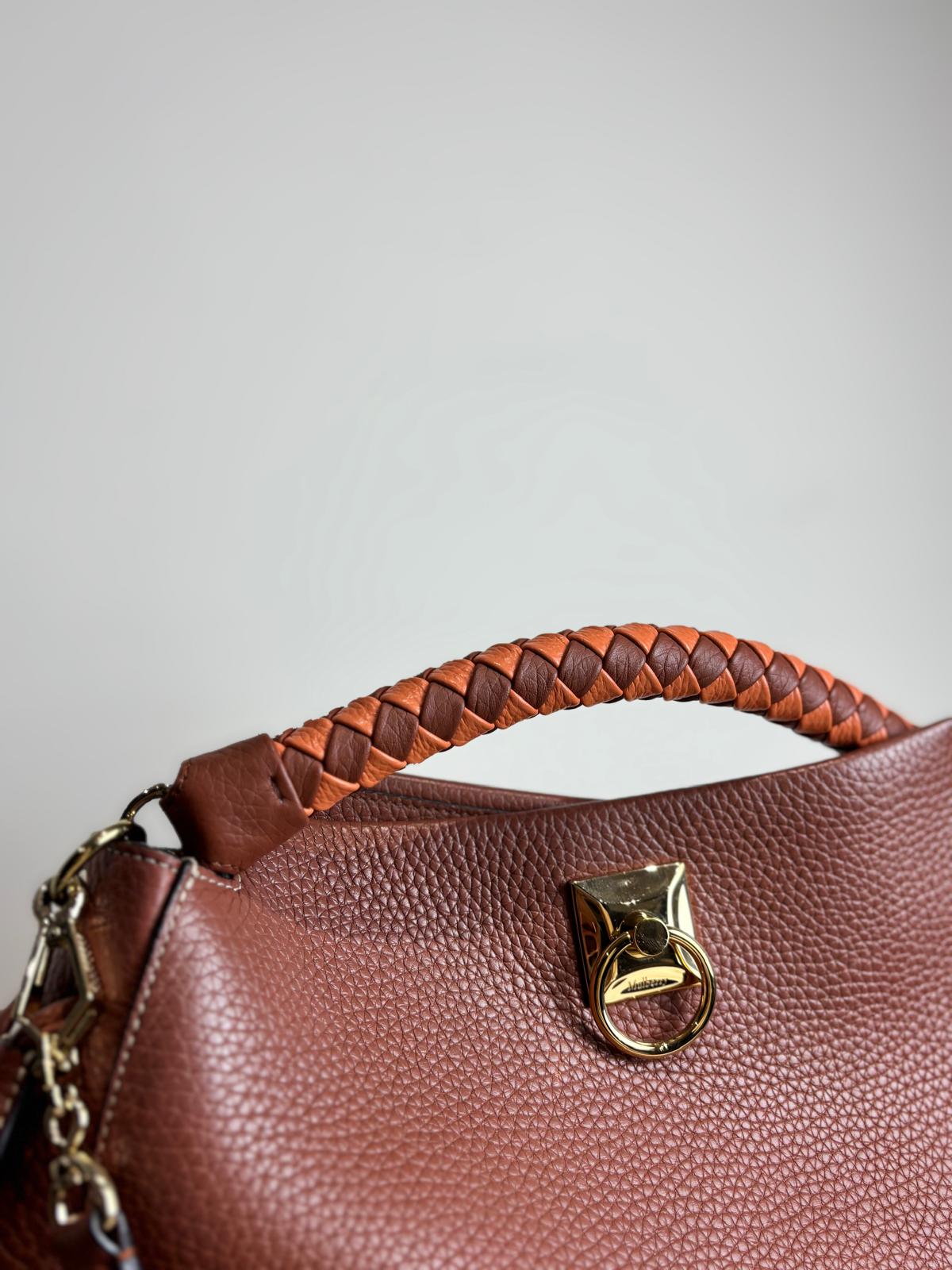 Mulberry Oak Iris Hobo Handbag