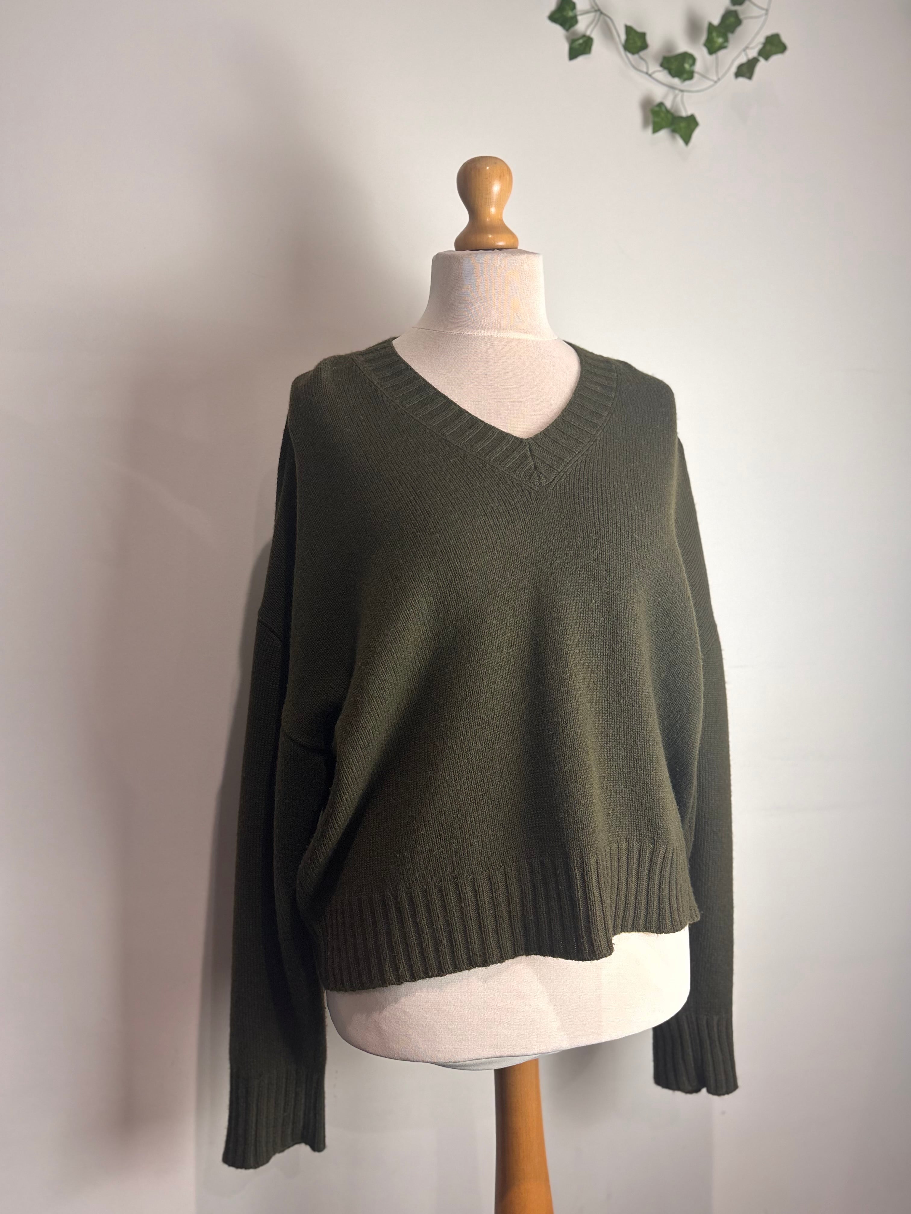 NOMAD Khaki Wool Knit