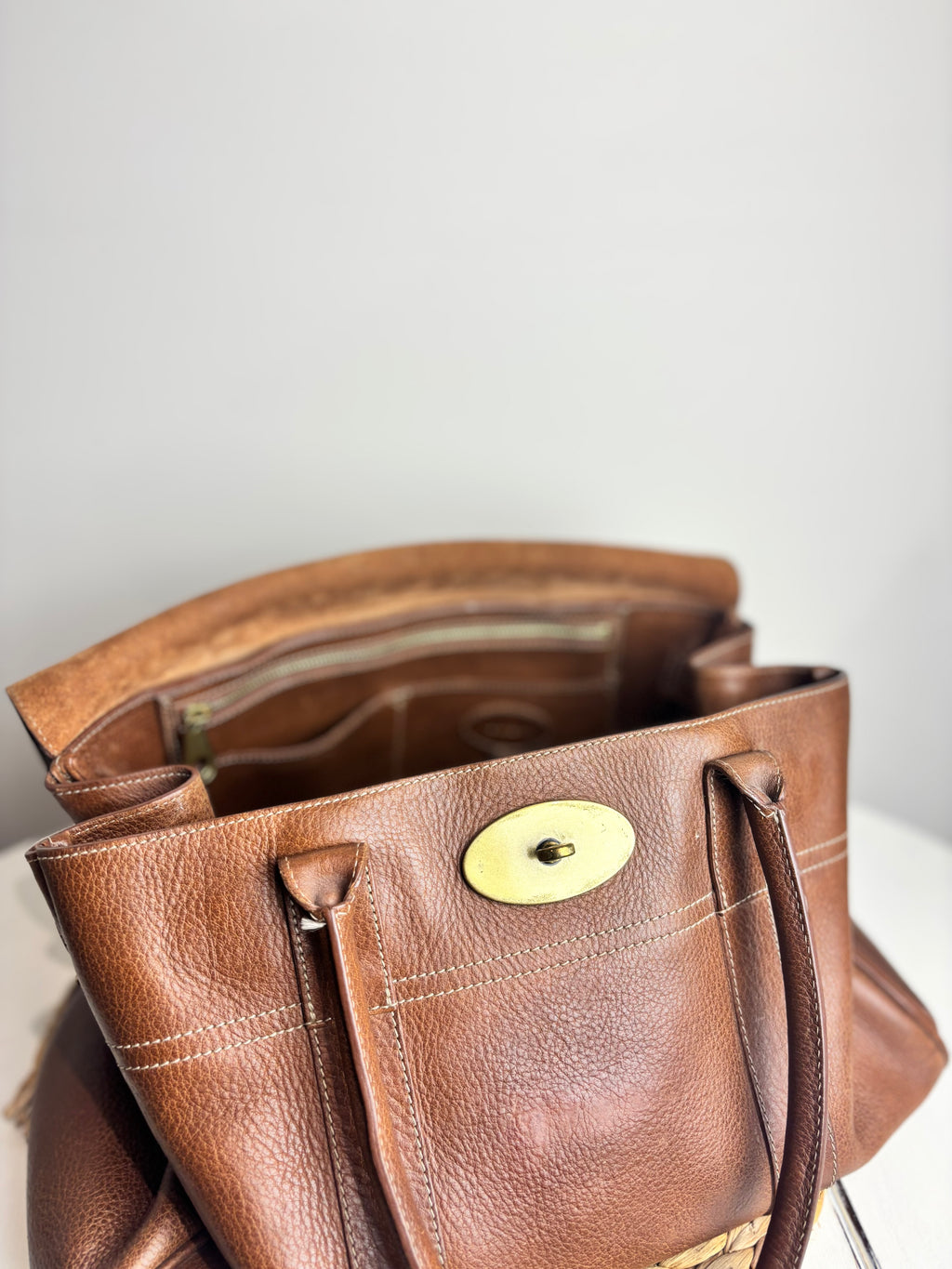 Mulberry Classic Heritage Bayswater in Oak Natural Leather