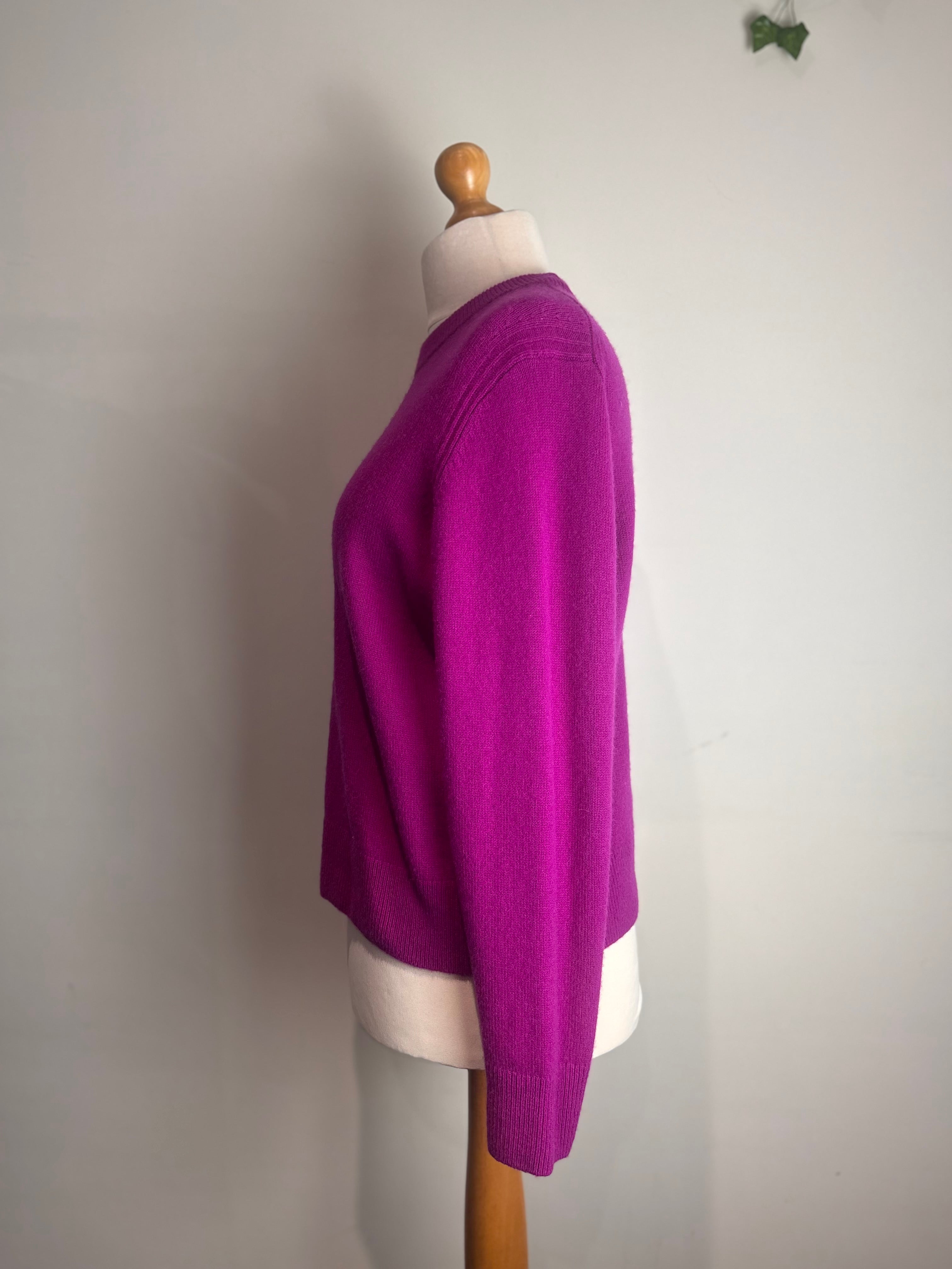 COS Fuchsia Cashmere Jumper