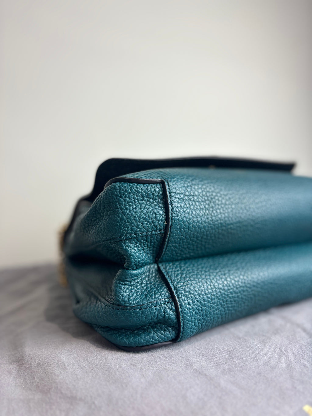 Mulberry Marloes Satchel in Imperial Blue Classic Grainy Calf