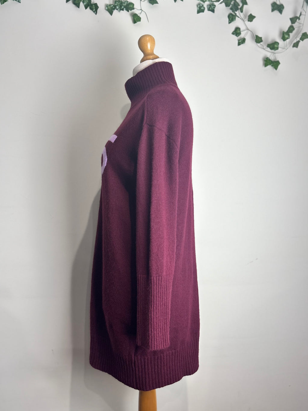 Massimo Dutti 1985 Intarsia Wool Dress