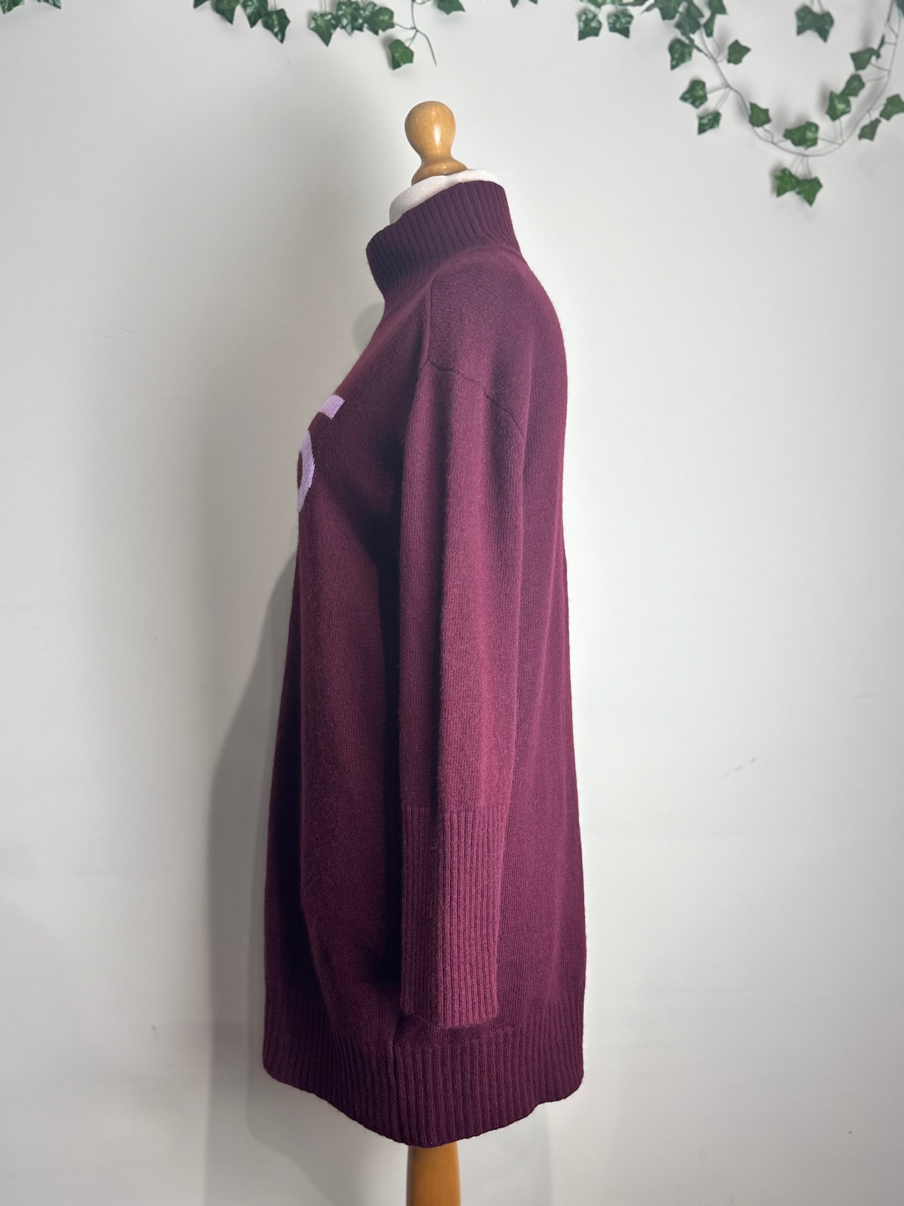 Massimo Dutti 1985 Intarsia Wool Dress