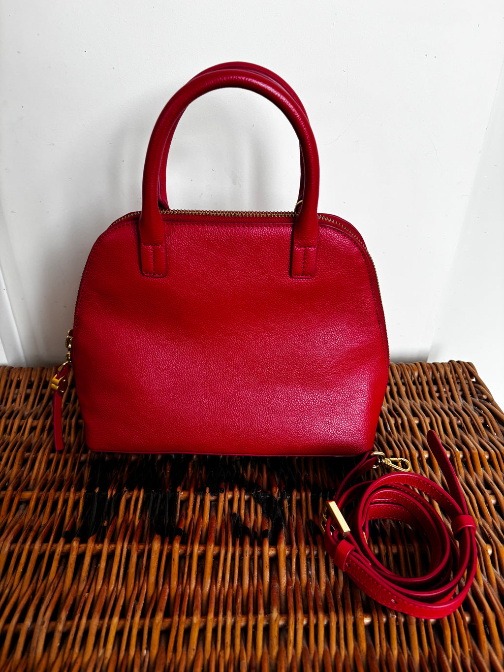 Lulu Guinness Red Handbag
