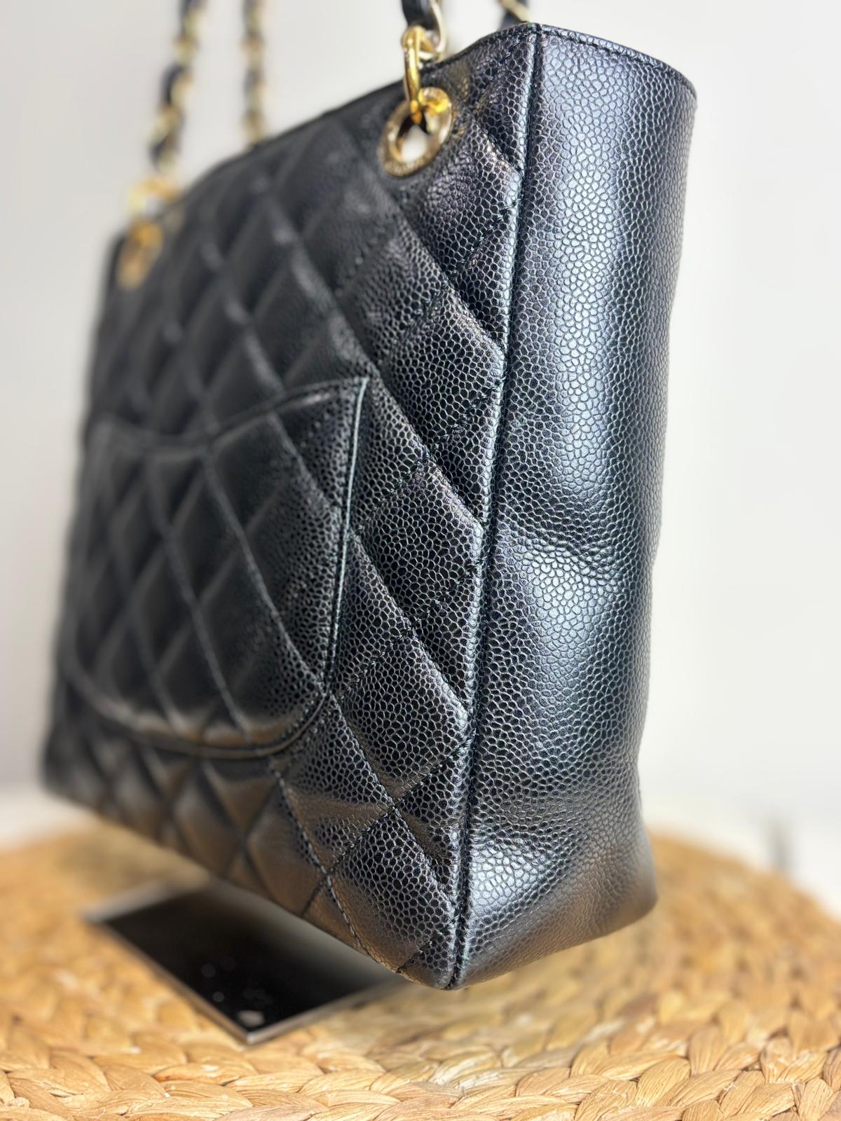 Chanel Classic Quilted Petite Shopping Tote