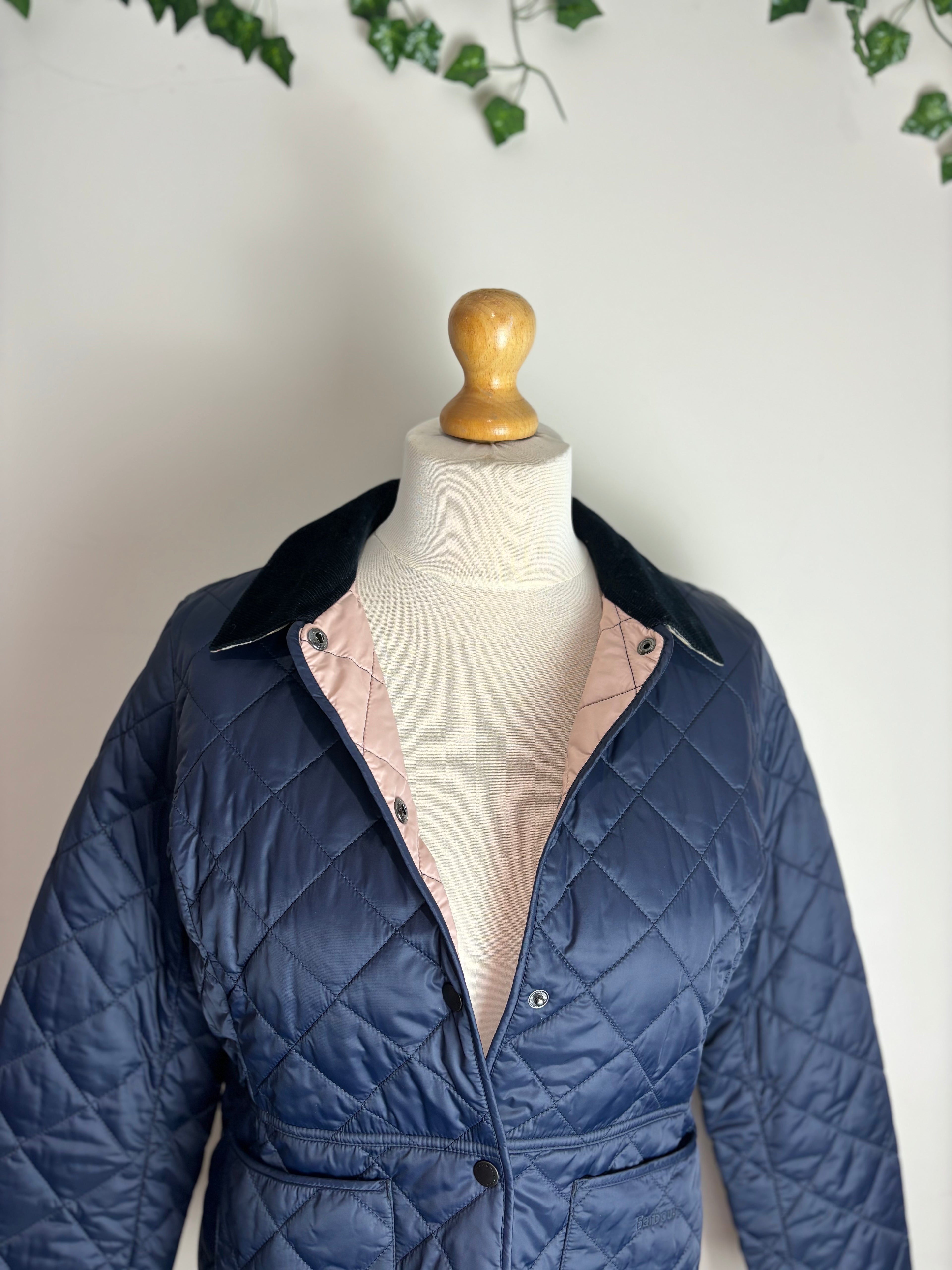 Barbour Navy Quilted Jacket