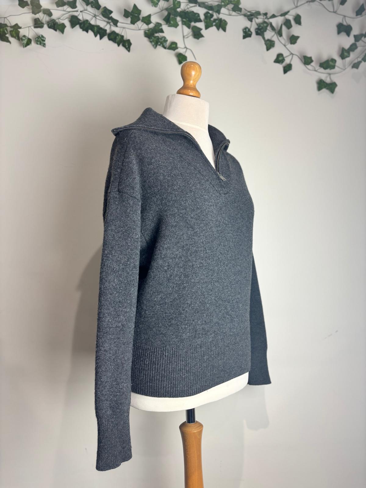 Isabel Marant Grey Zip Sweater