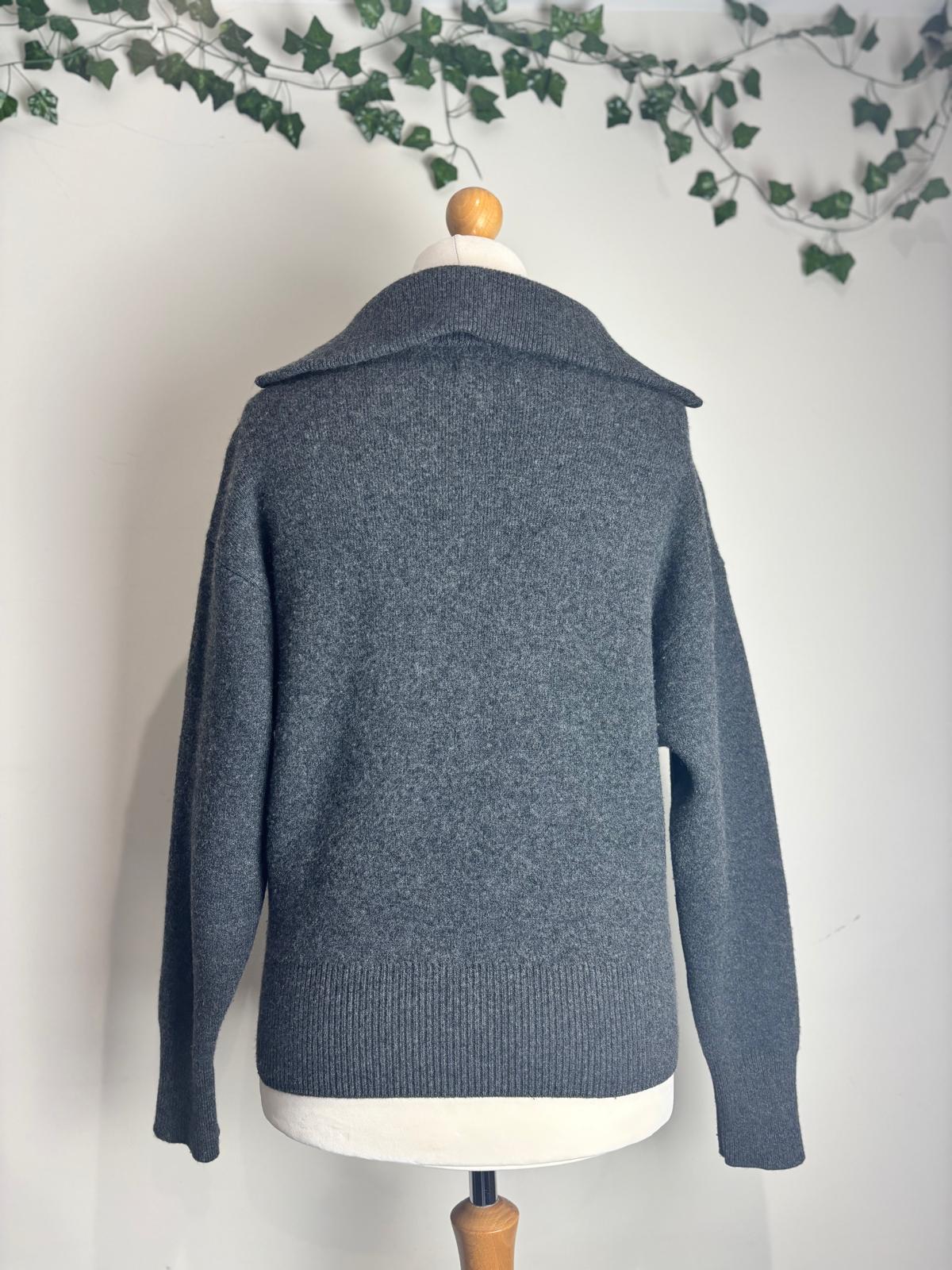 Isabel Marant Grey Zip Sweater