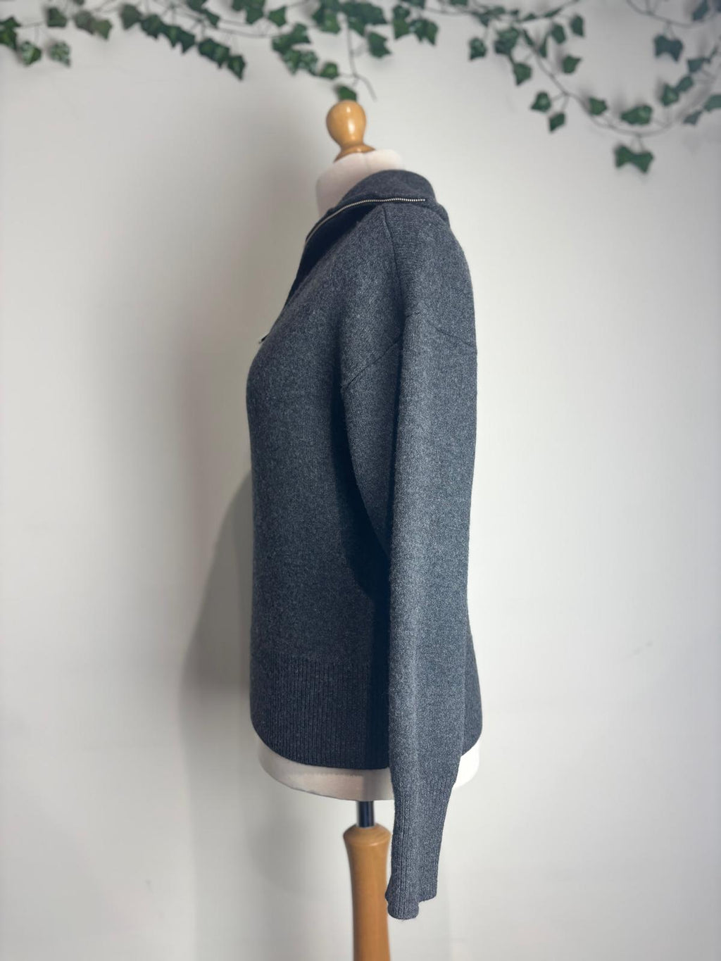 Isabel Marant Grey Zip Sweater