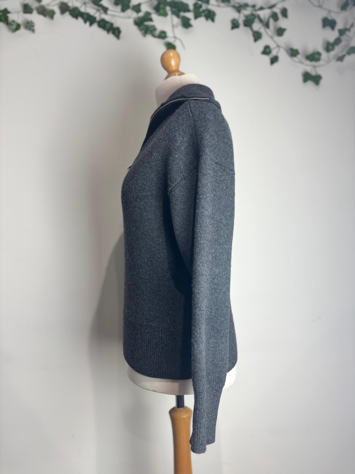 Isabel Marant Grey Zip Sweater