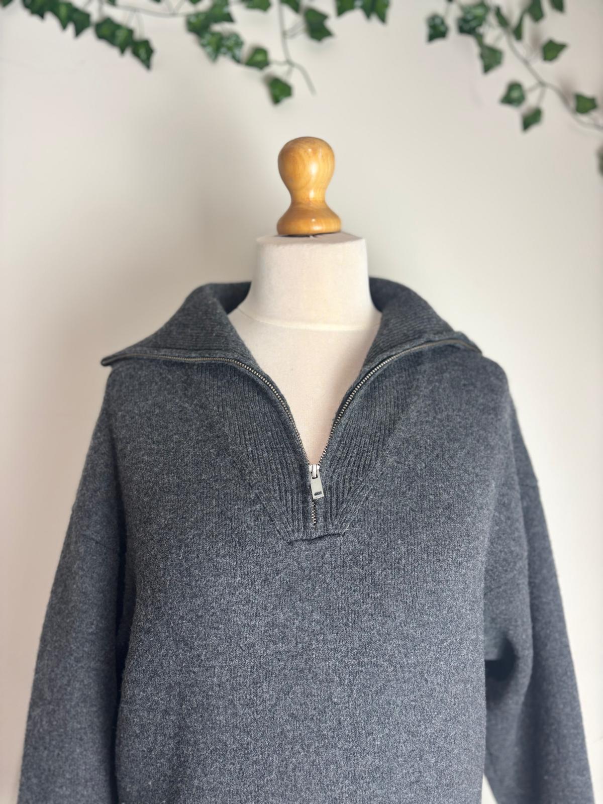 Isabel Marant Grey Zip Sweater
