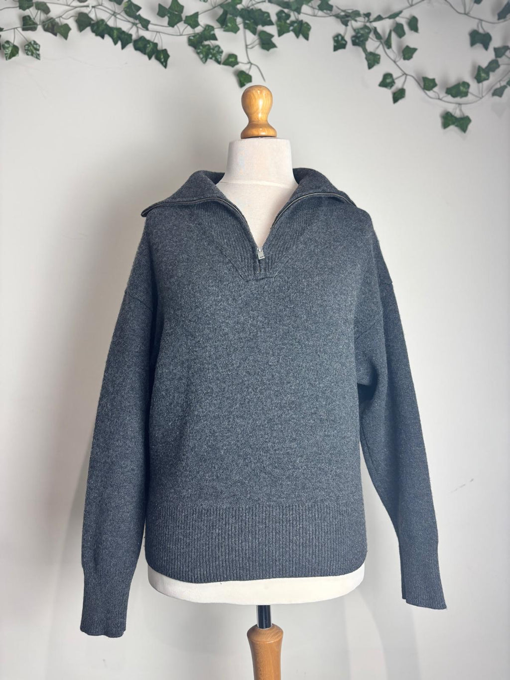 Isabel Marant Grey Zip Sweater
