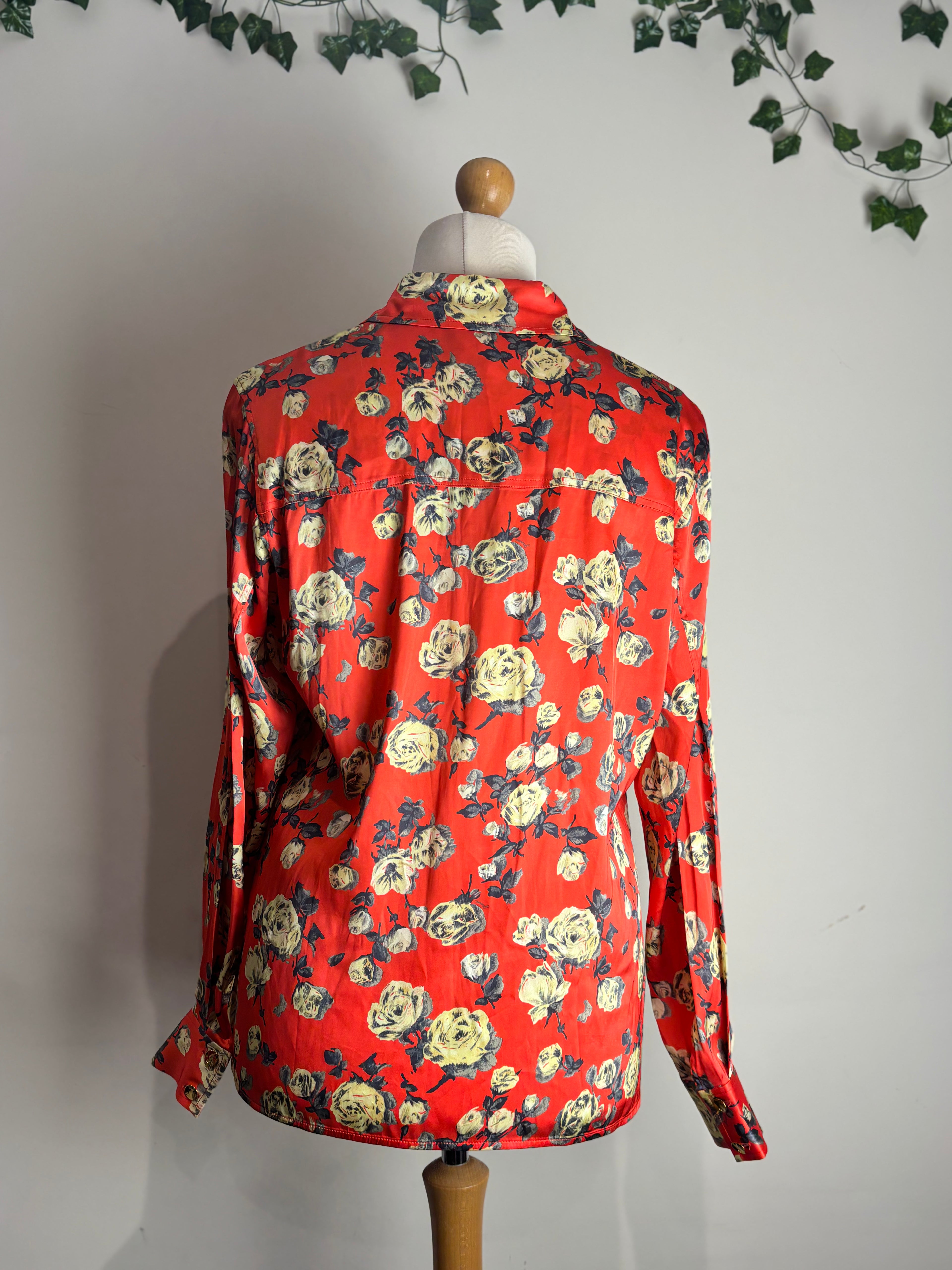GANNI floral blouse