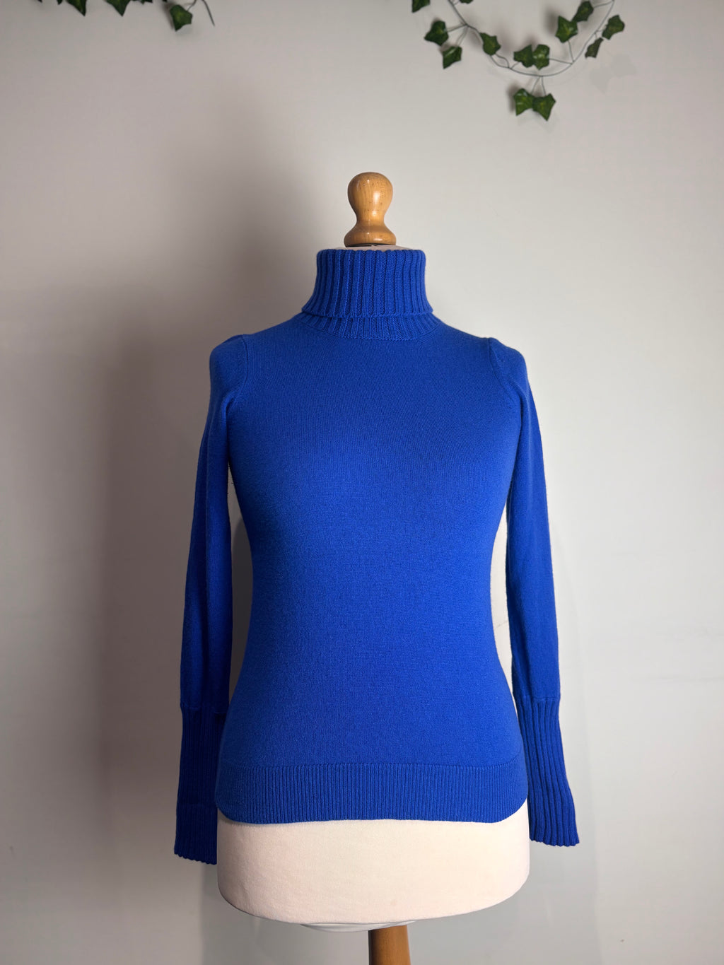 ME+EM Cobalt Cashmere & Wool Knit