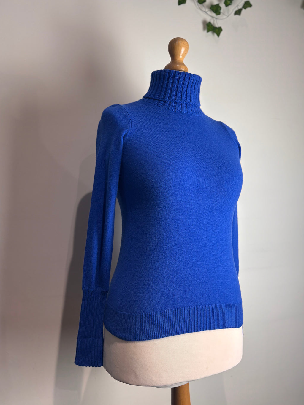 ME+EM Cobalt Cashmere & Wool Knit
