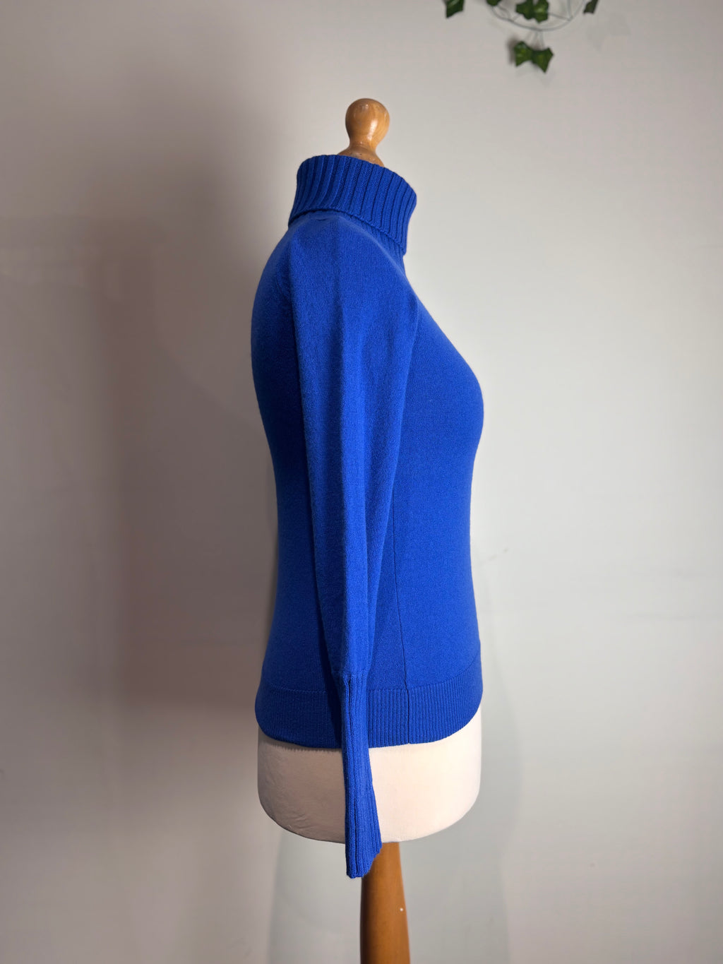 ME+EM Cobalt Cashmere & Wool Knit