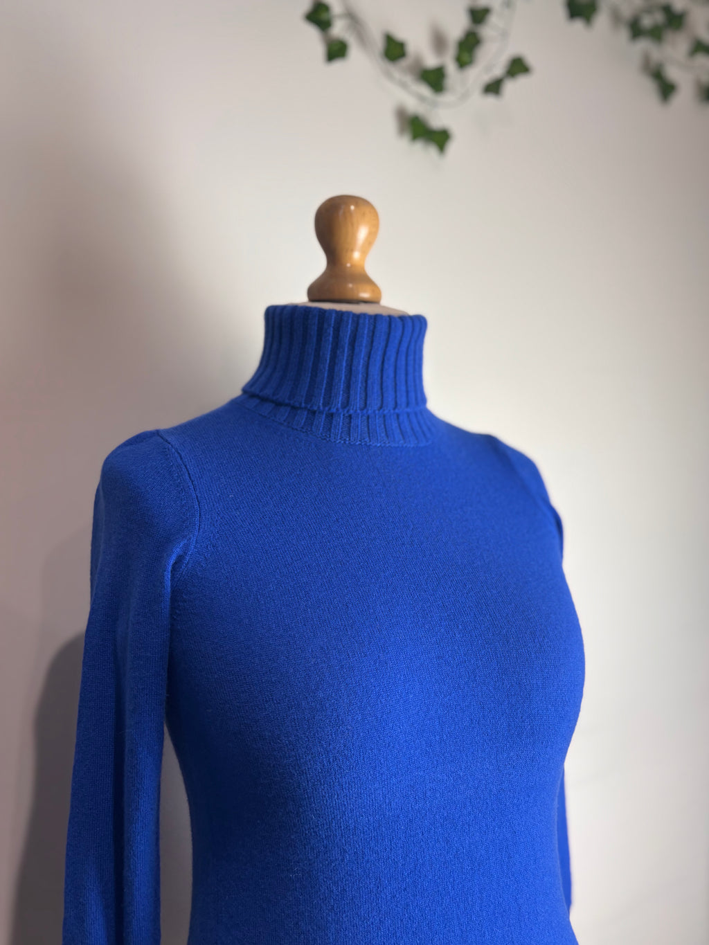 ME+EM Cobalt Cashmere & Wool Knit