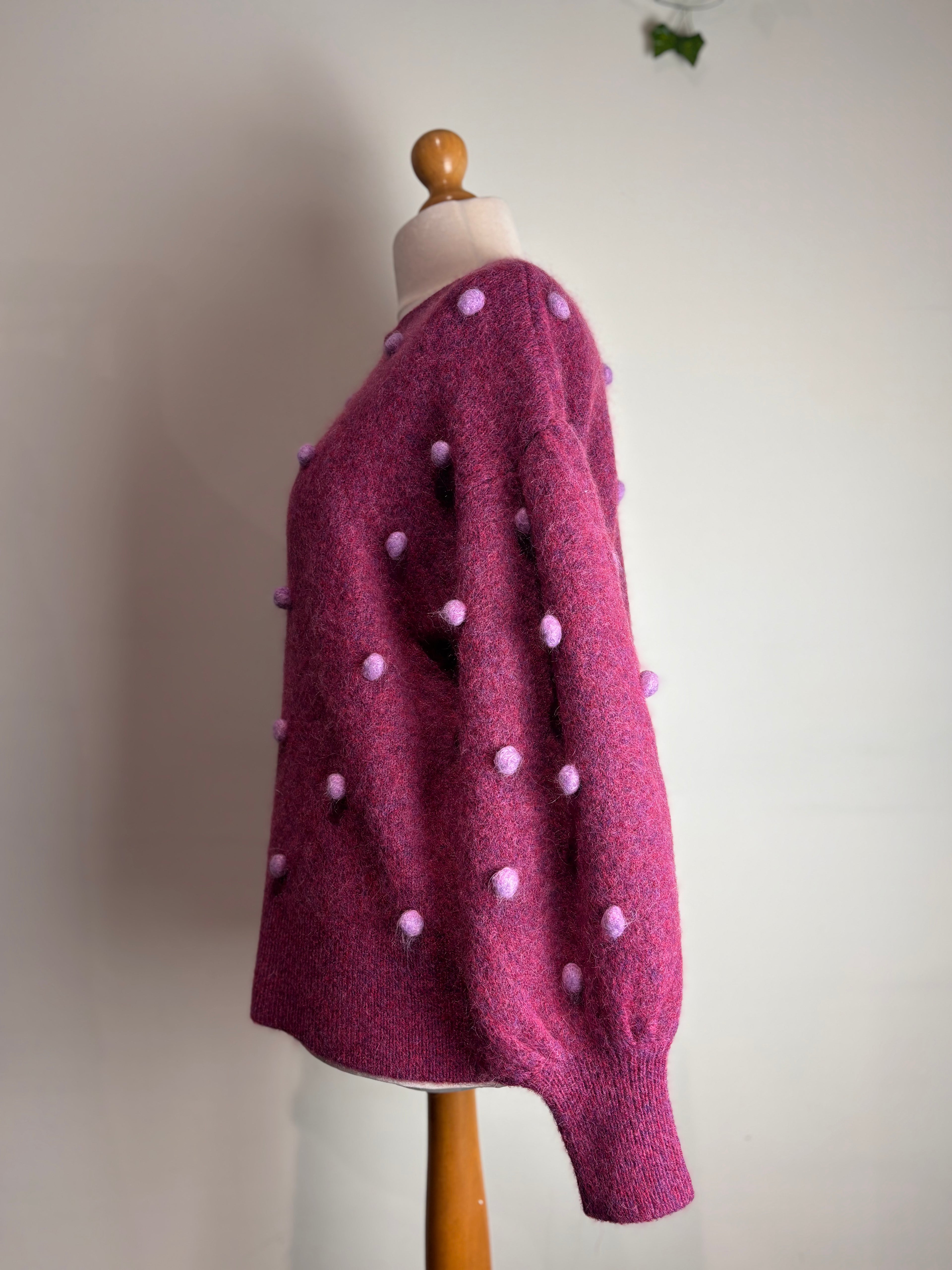 Alémais Elia Pom Pom Balloon Sweater