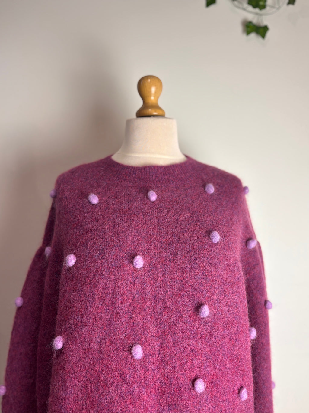 Alémais Elia Pom Pom Balloon Sweater