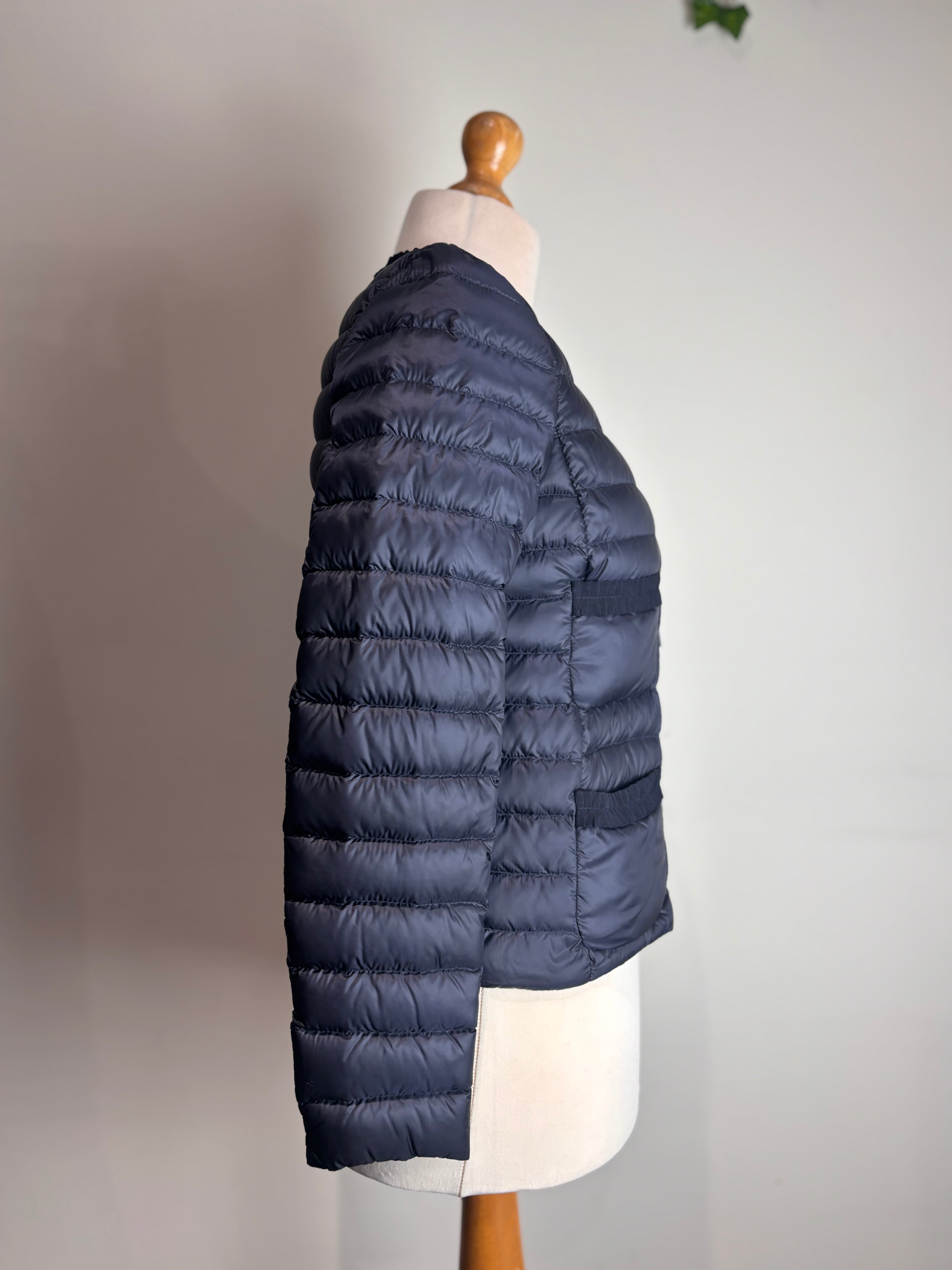 Moncler Onyx Frill Navy Jacket (BNWT)