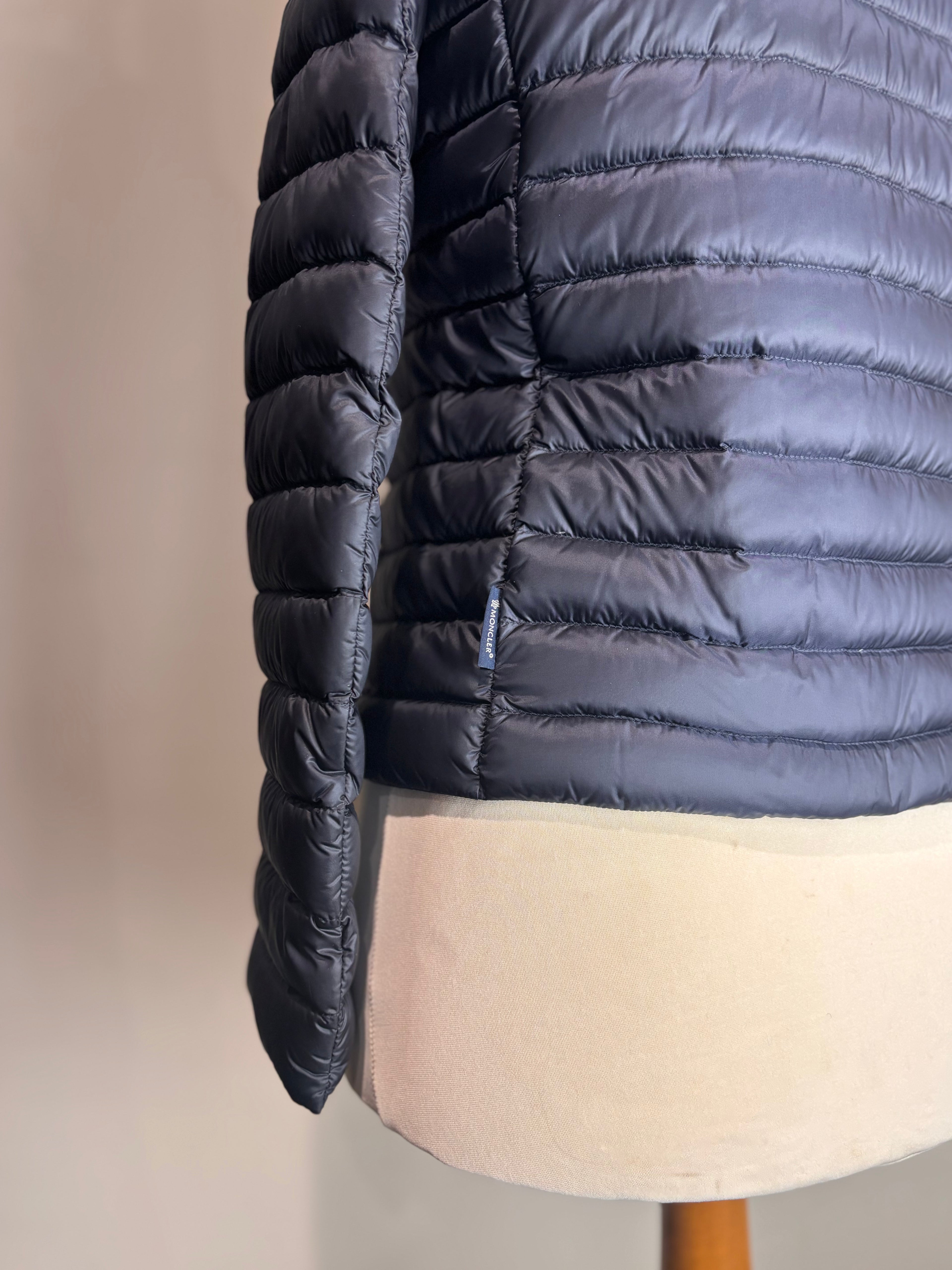 Moncler Onyx Frill Navy Jacket (BNWT)