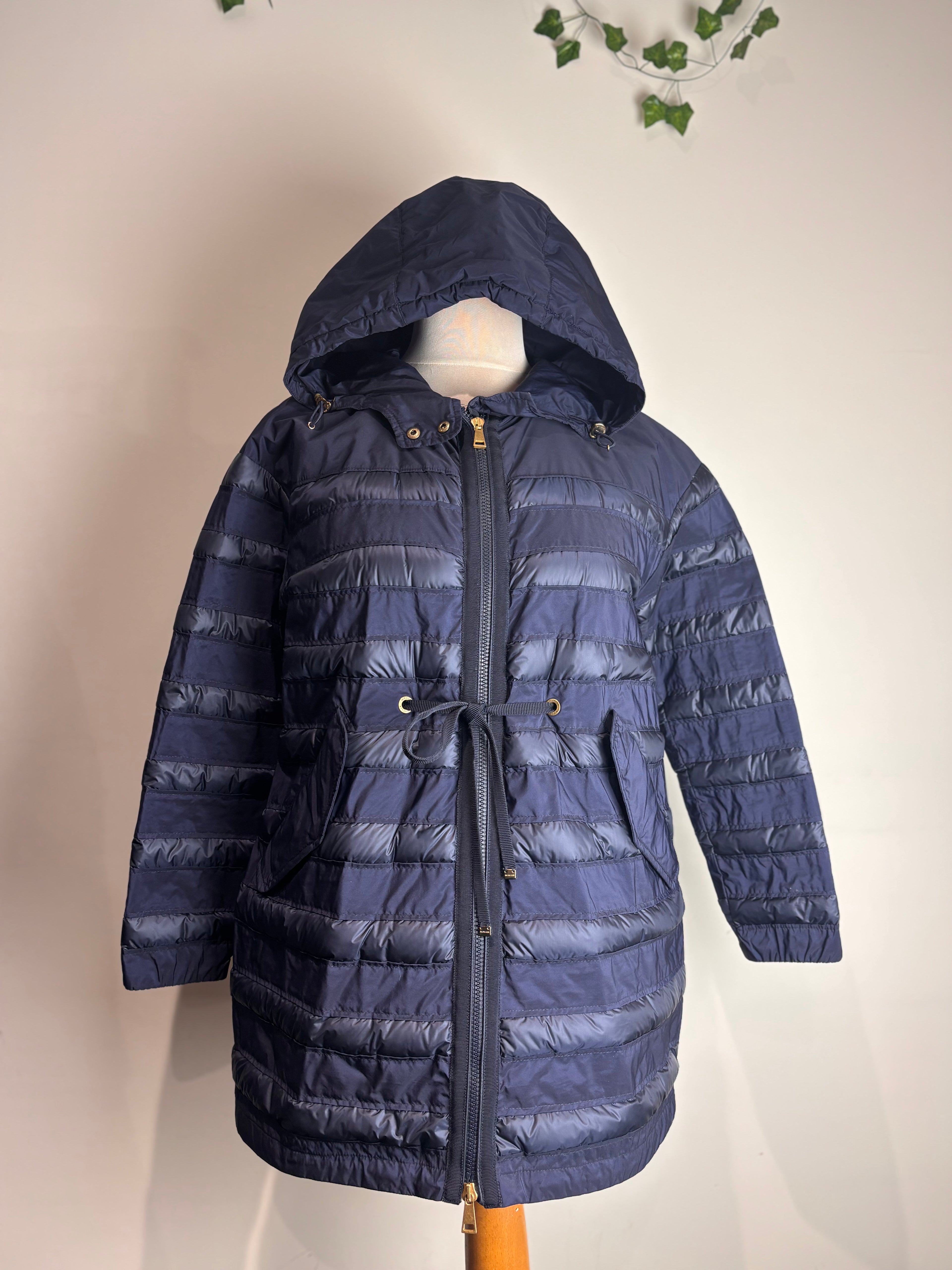 Moncler Scille Navy Hooded Parka (BNWT)