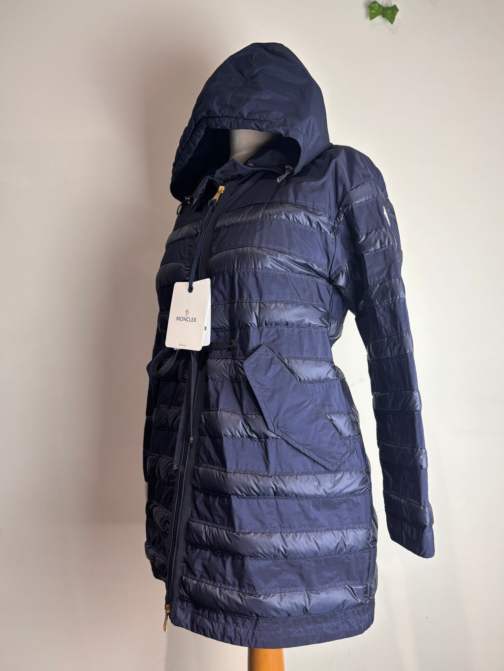 Moncler Scille Navy Hooded Parka (BNWT)