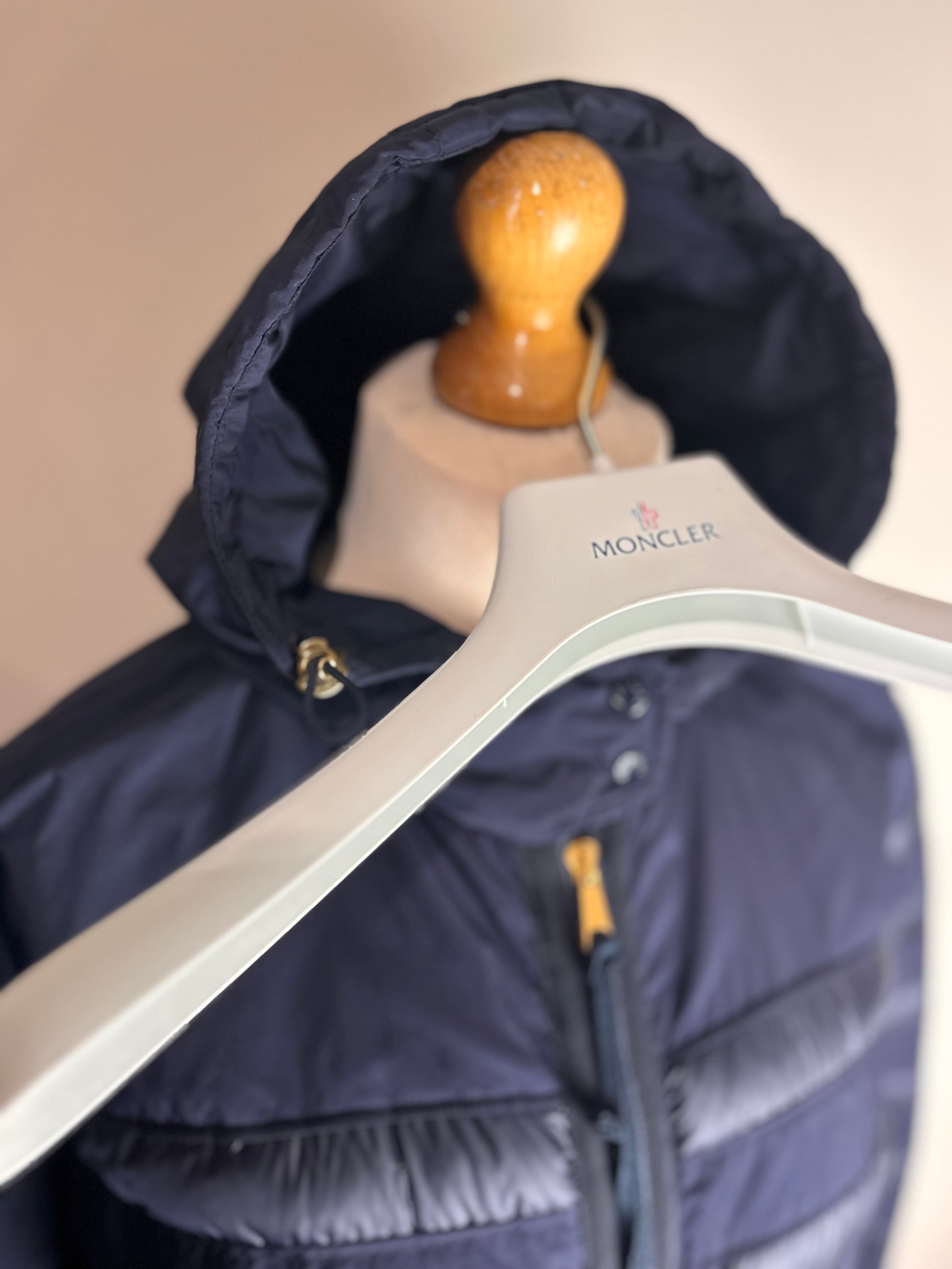 Moncler Scille Navy Hooded Parka (BNWT)