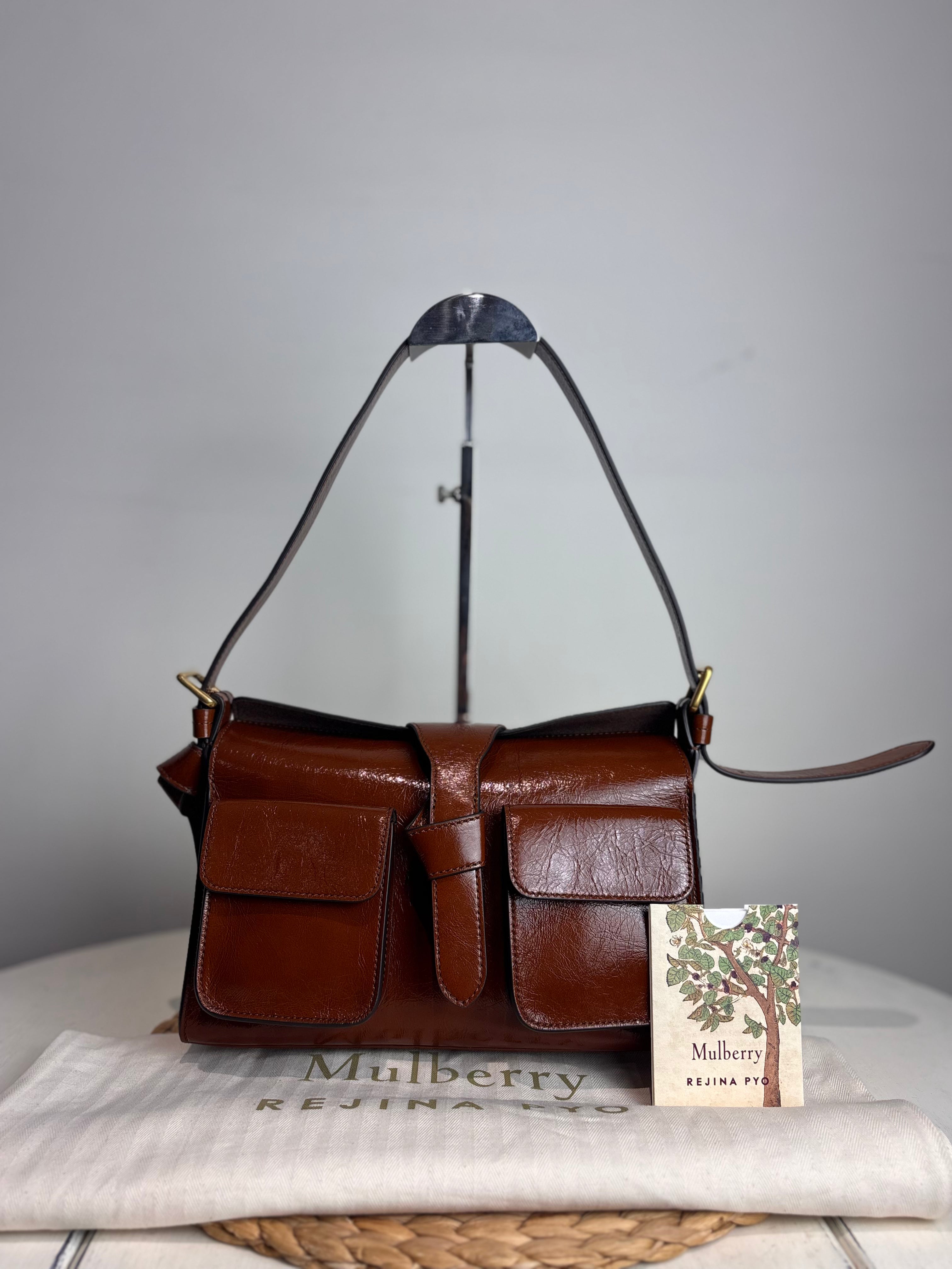 Mulberry x Rejina Pyo Oak Crinkle Shoulder Bag (Limited Edition)