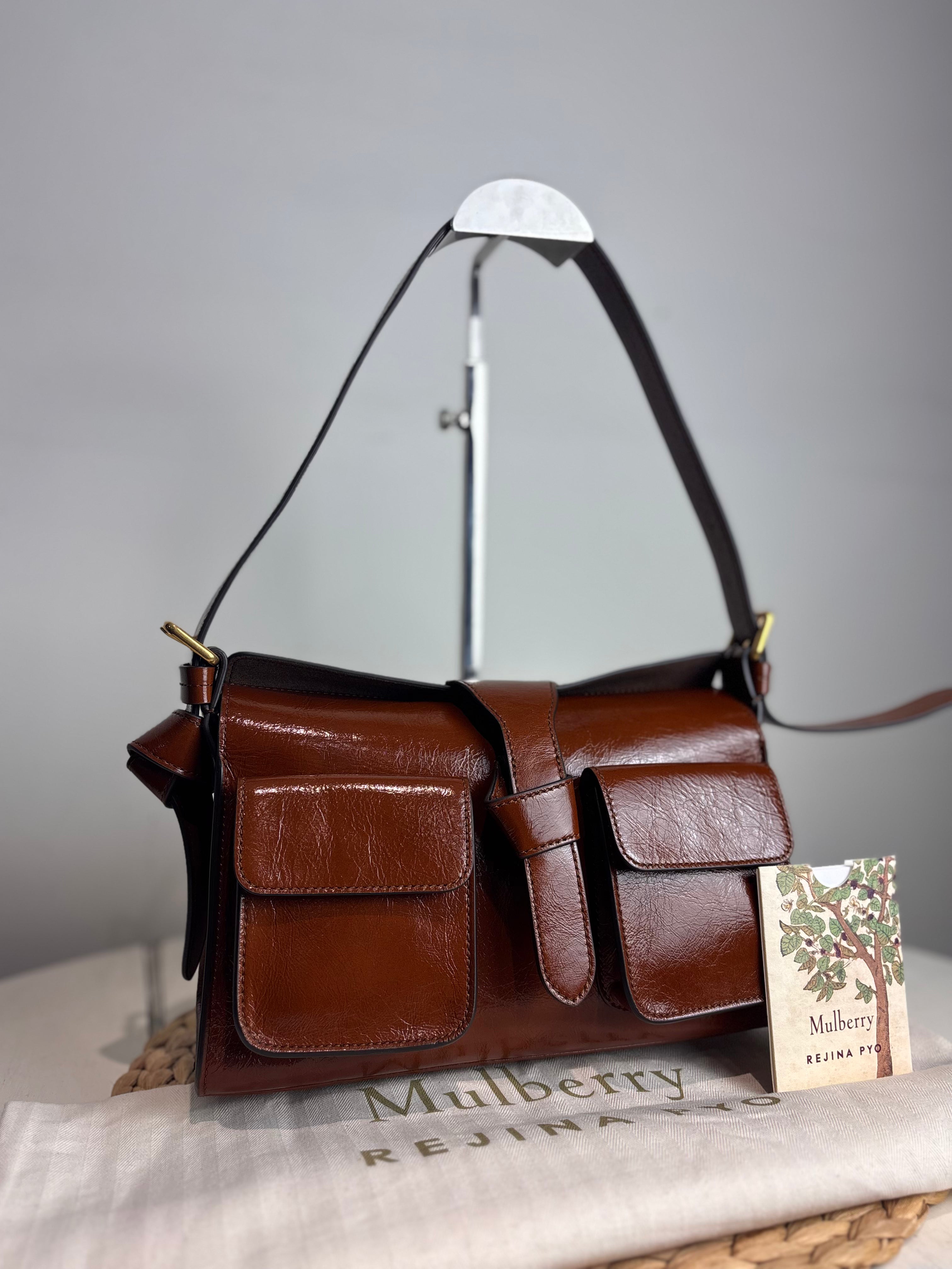 Mulberry x Rejina Pyo Oak Crinkle Shoulder Bag (Limited Edition)