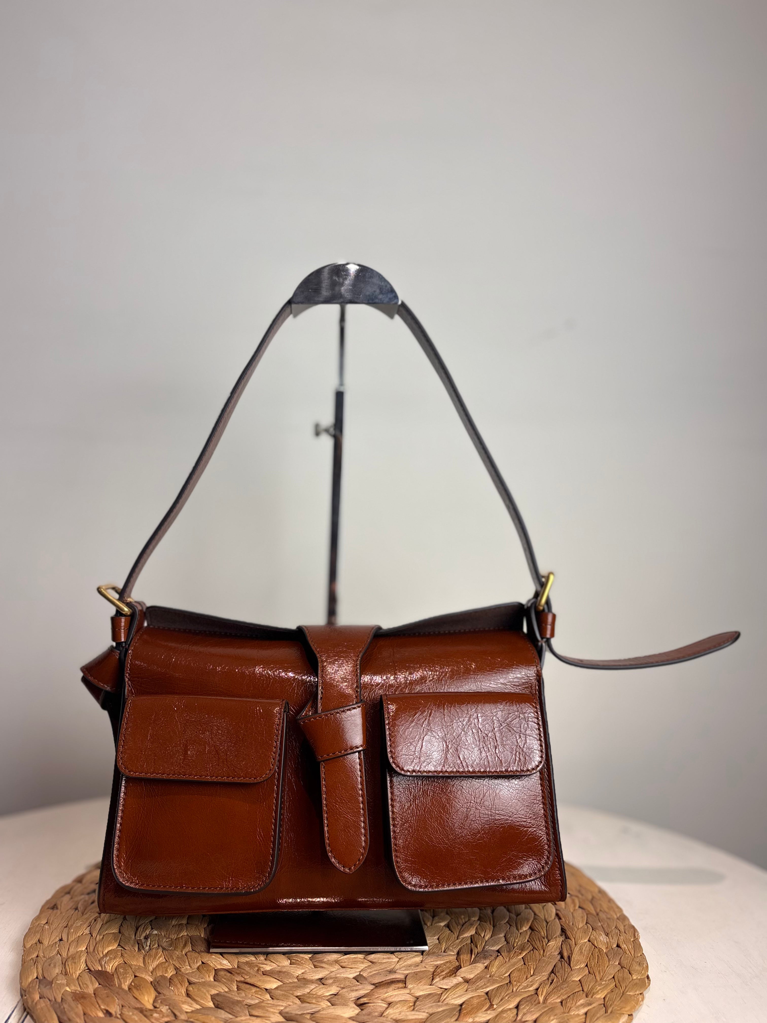 Mulberry x Rejina Pyo Oak Crinkle Shoulder Bag (Limited Edition)