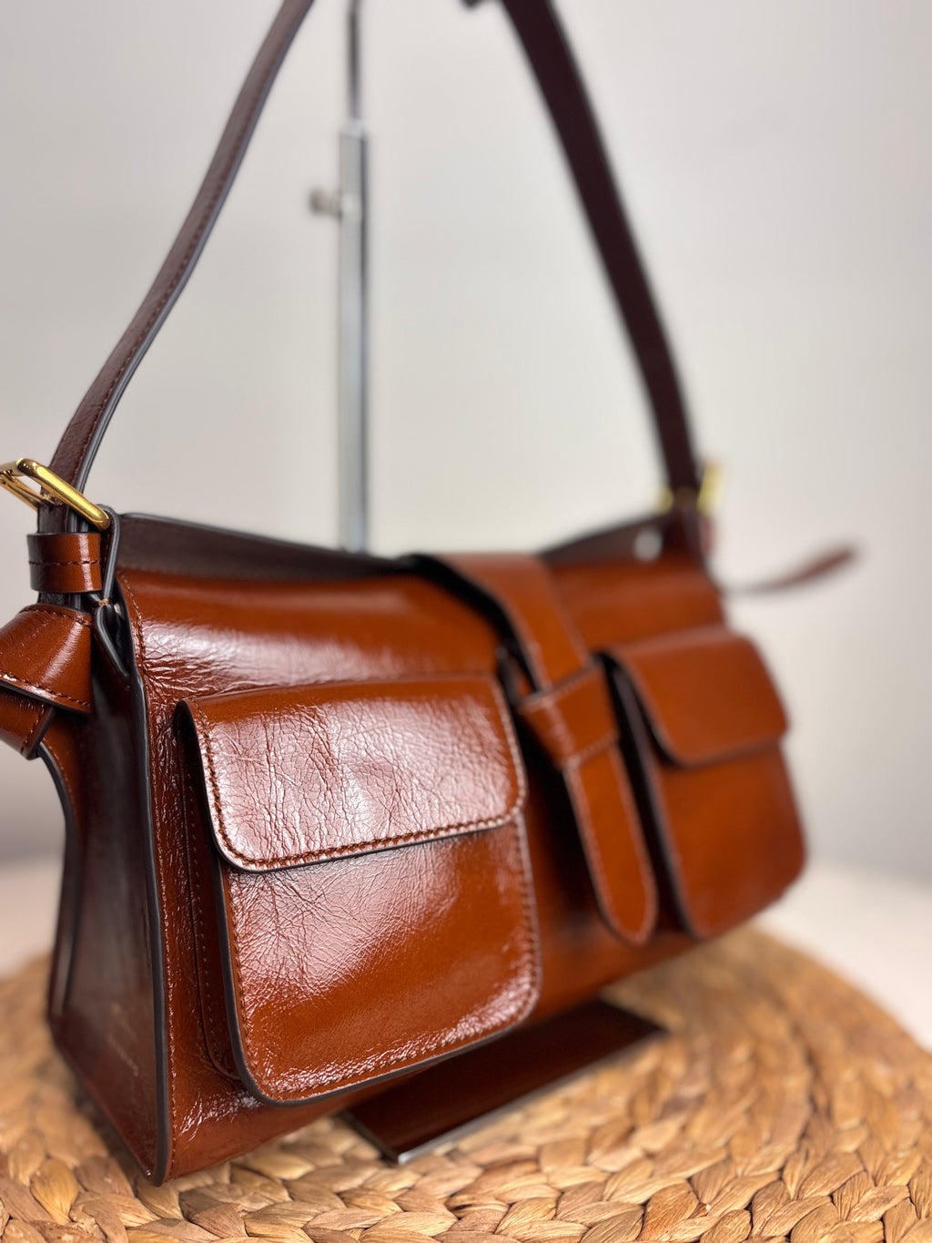 Mulberry x Rejina Pyo Oak Crinkle Shoulder Bag (Limited Edition)