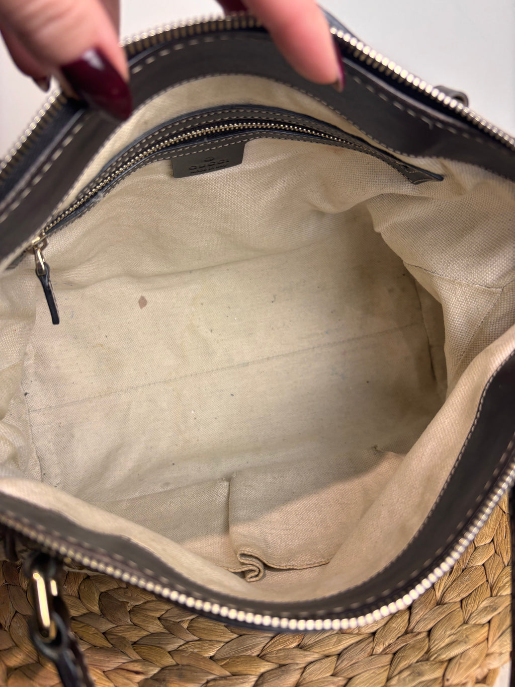 GUCCI Canvas Mayfair Handbag