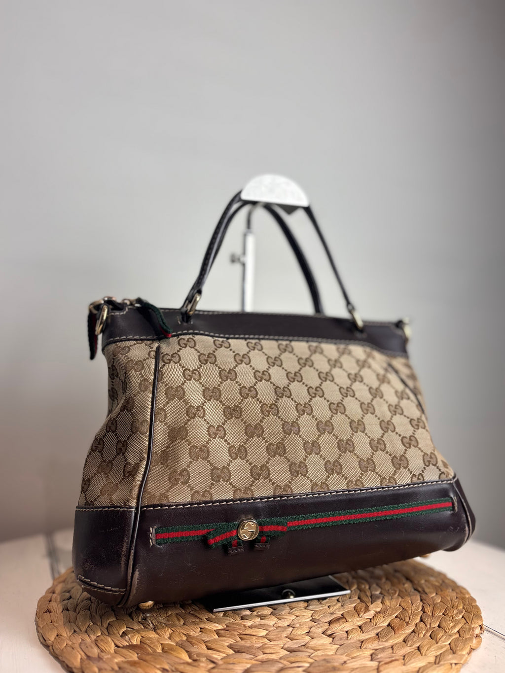 GUCCI Canvas Mayfair Handbag