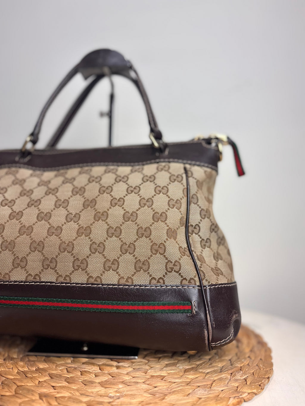 GUCCI Canvas Mayfair Handbag