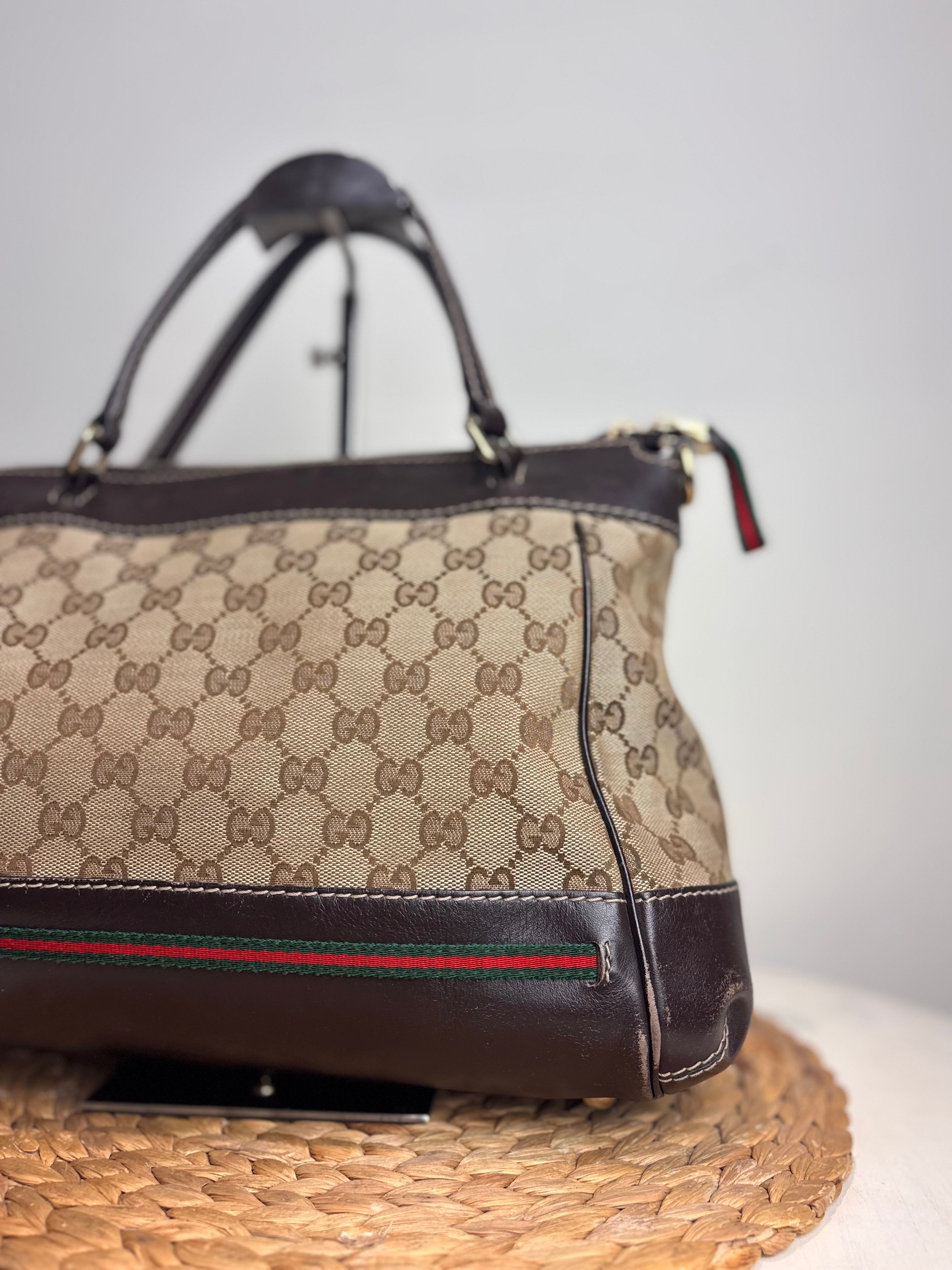 GUCCI Canvas Mayfair Handbag